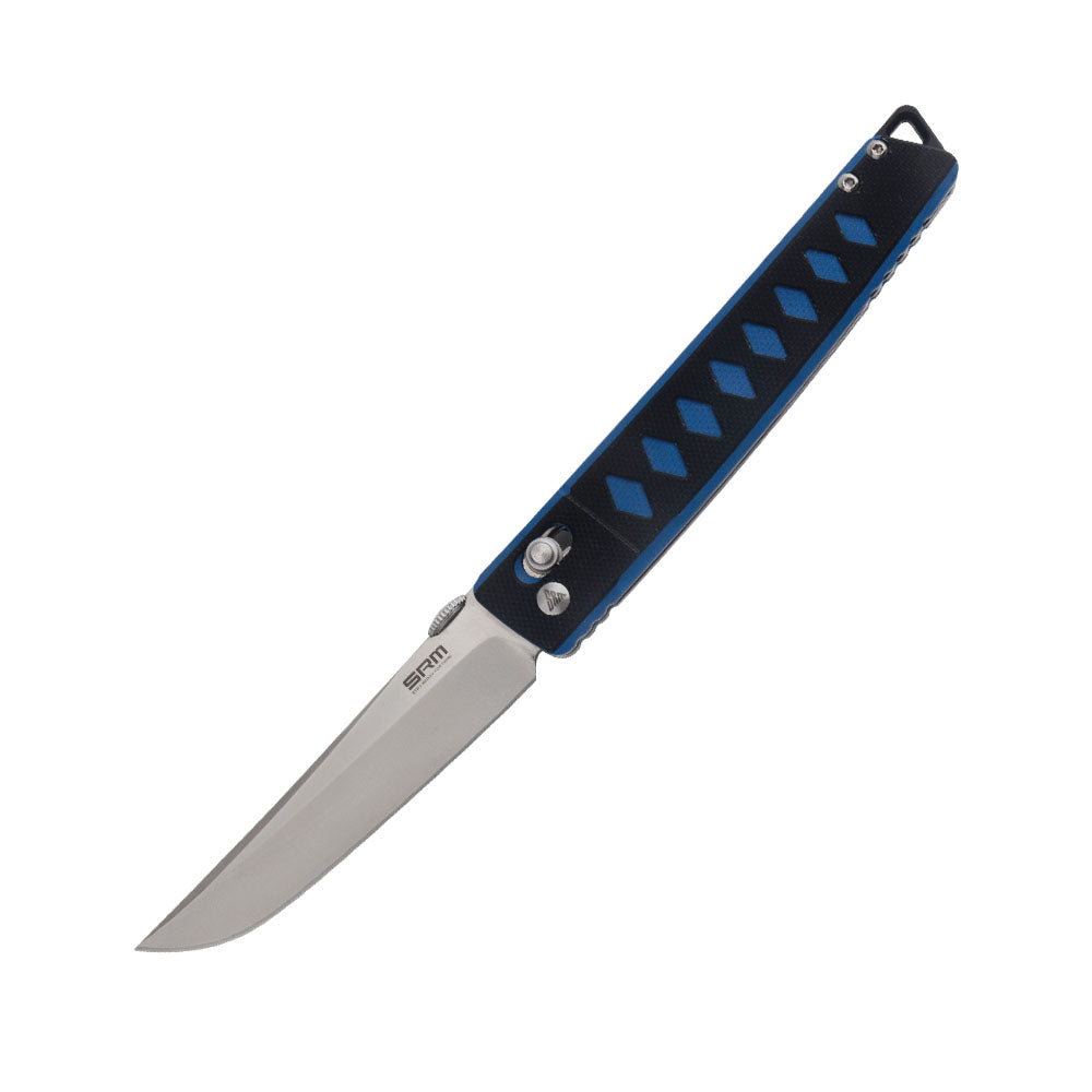 SRM Ambi Lock Folding Knife 9215 (D2 Steel, G10 Handle)