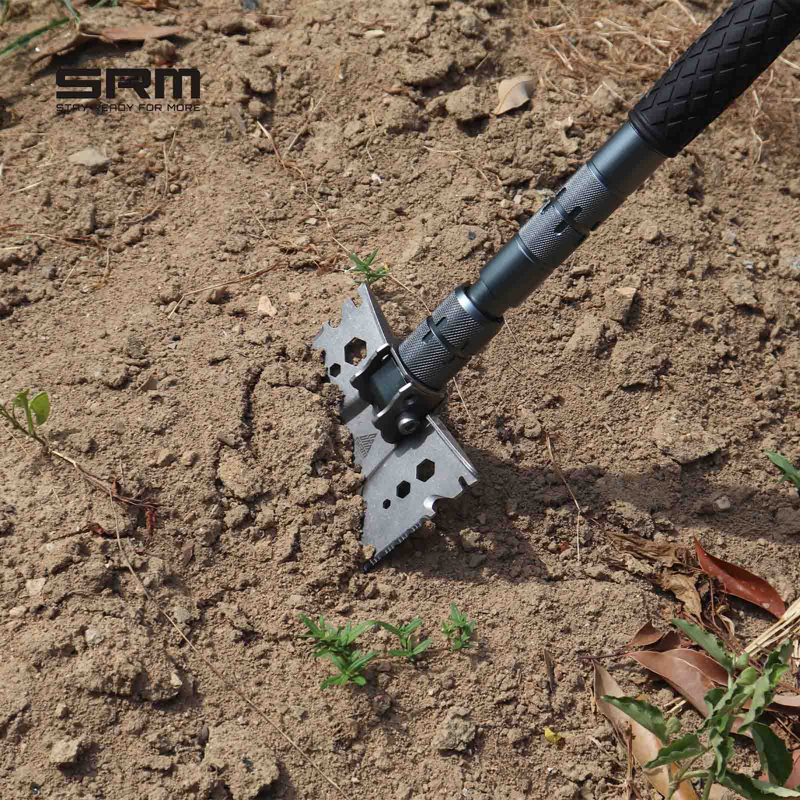 SRM STAY READY FOR MORE Multi-Purpose Shovel & Hoe