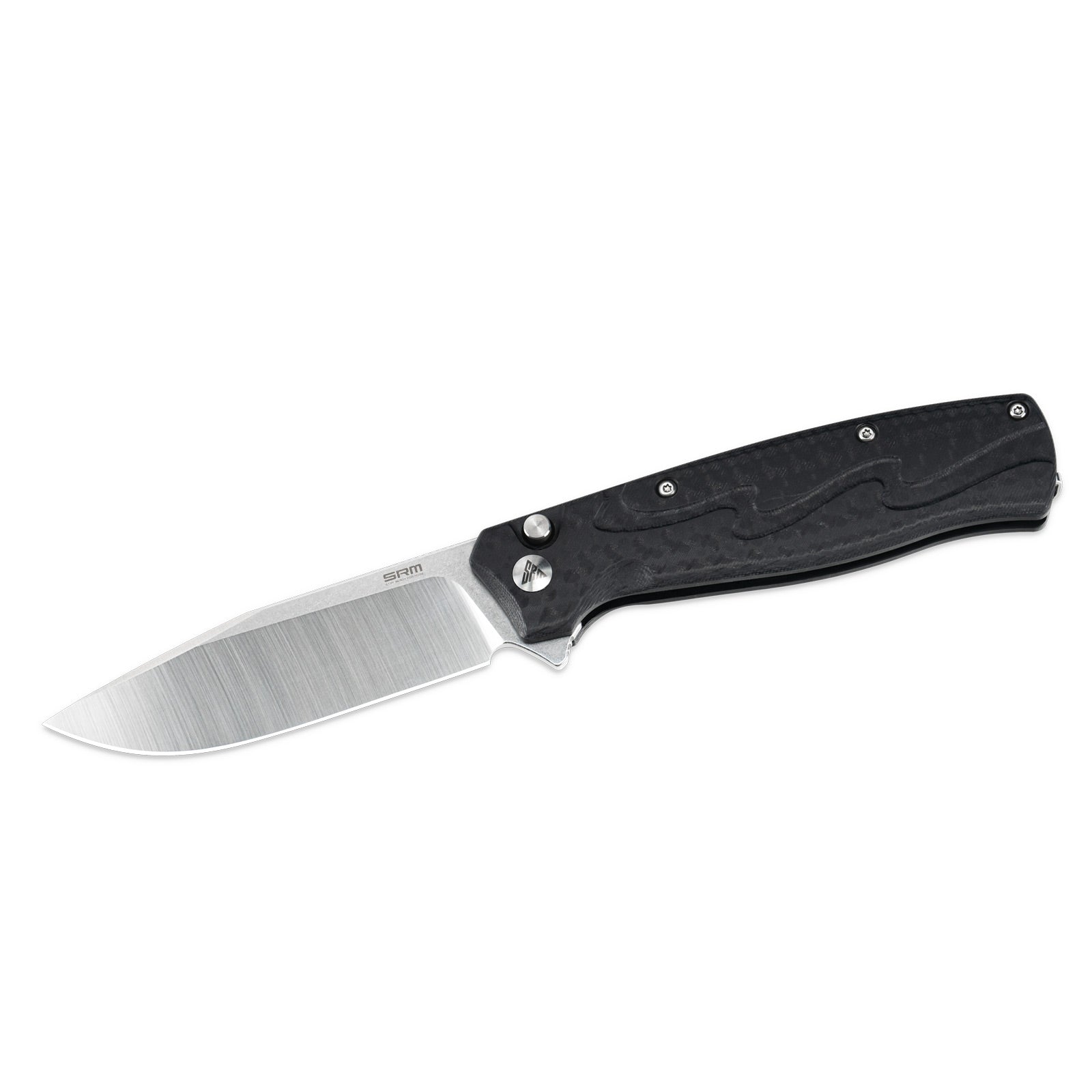 SRM tactical pocket knife 221X-GB - 14C28N steel blade and G10 handle