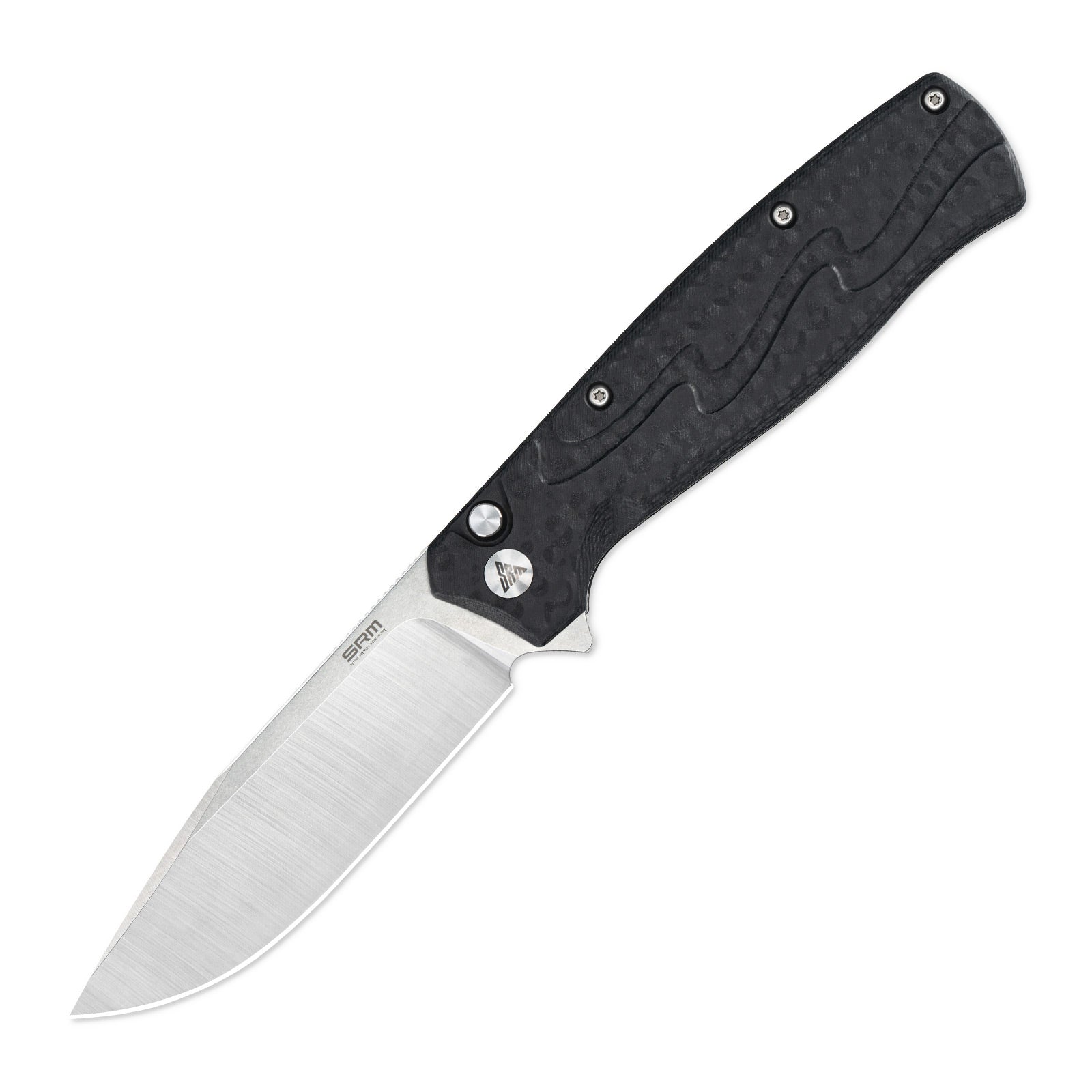 SRM tactical pocket knife 221X-GB - 14C28N steel blade and G10 handle