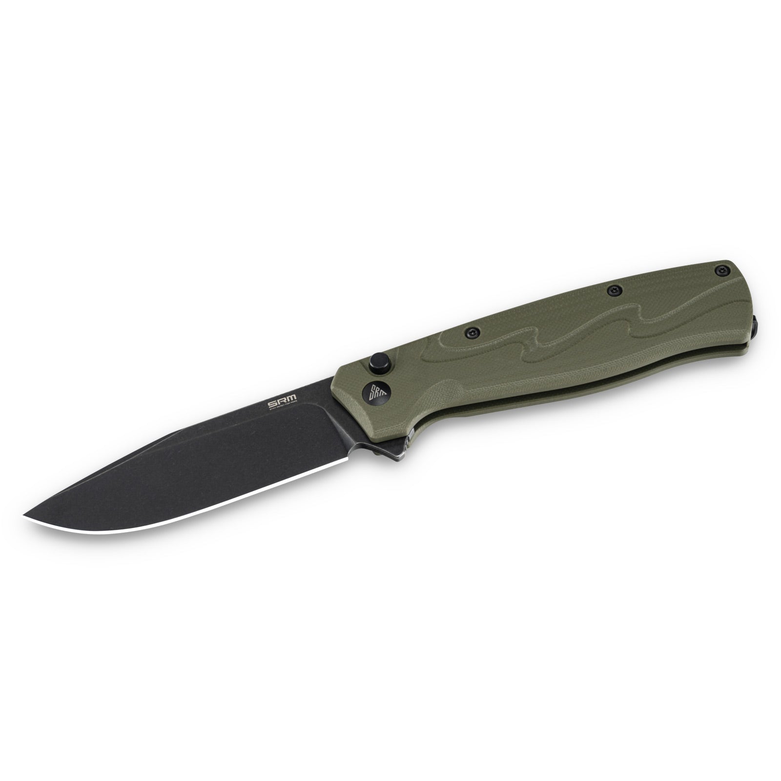 SRM tactical pocket knife 221X-GP - 14C28N steel blade and G10 handle