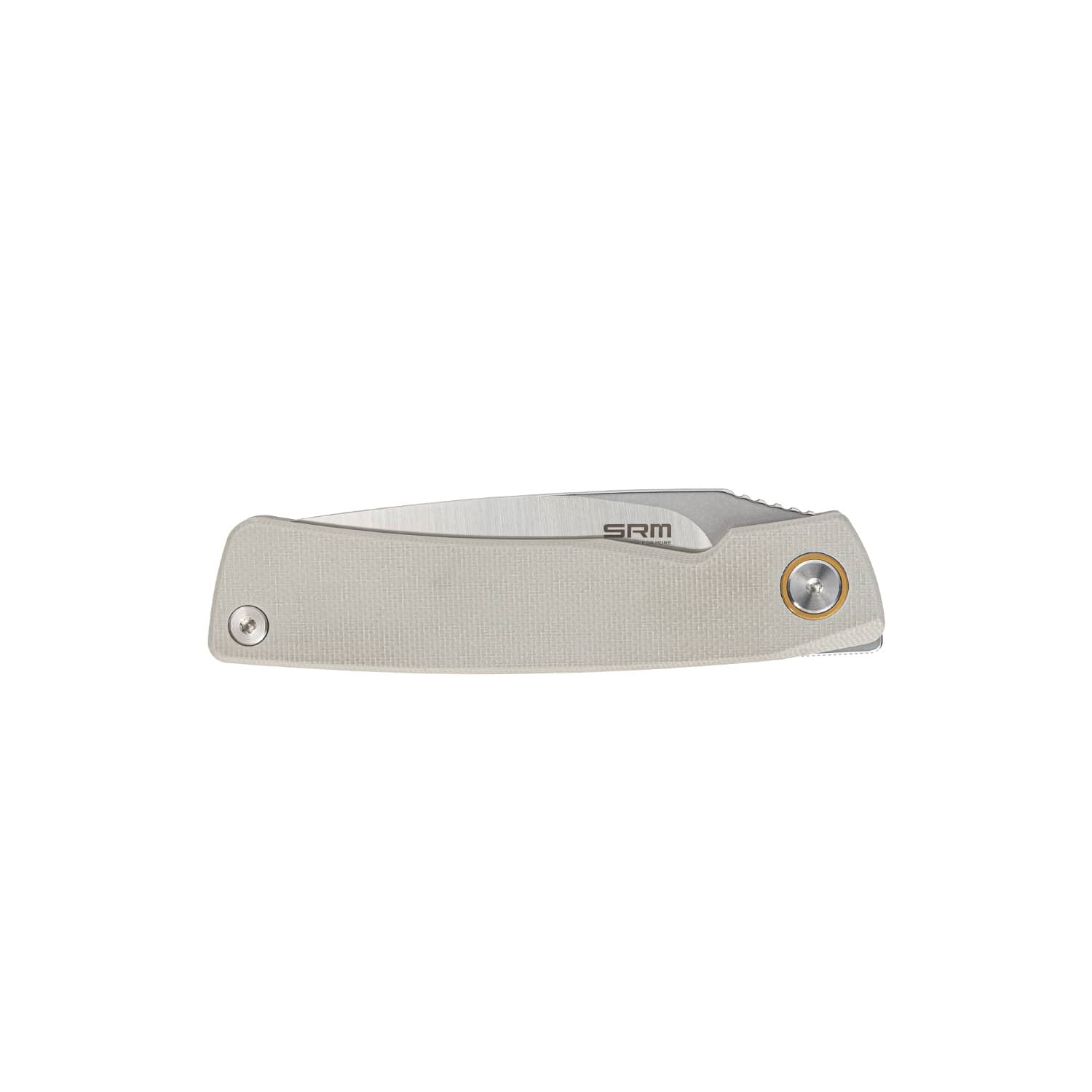 SRM EDC liner lock knife Air 105M-GK | 14C28N blade and grey G10 handle