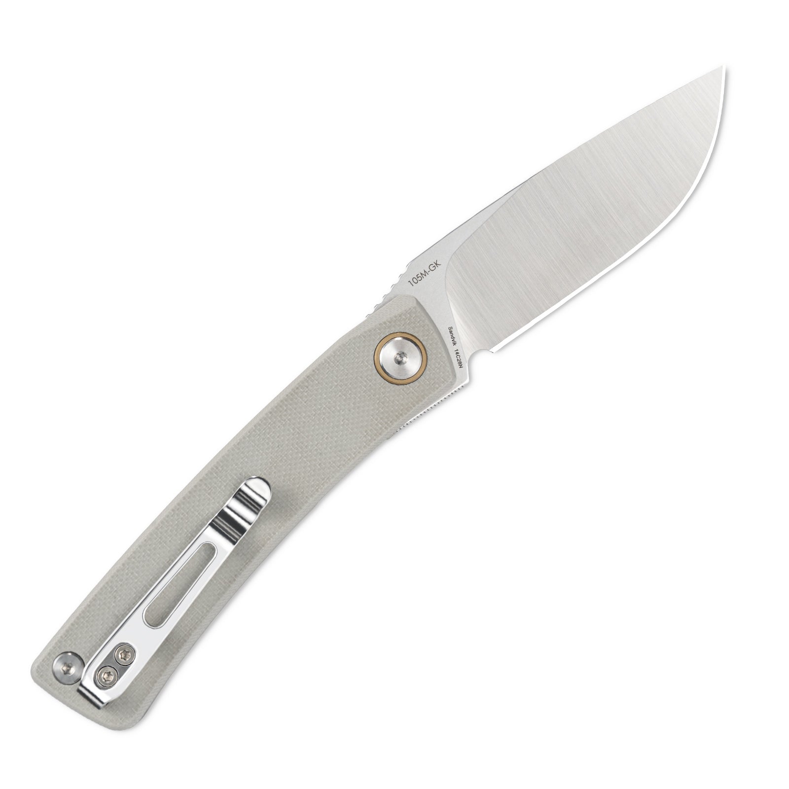 Side view of SRM Air 105M-GK EDC knife with blade deployed