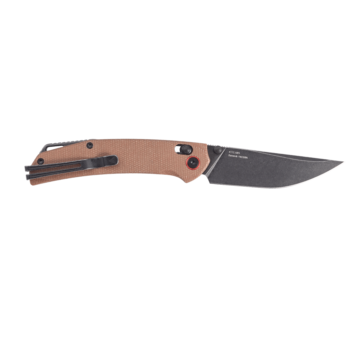 SRM EDC knife Asika 411L-MN | 14C28N steel blade, Micarta handle
