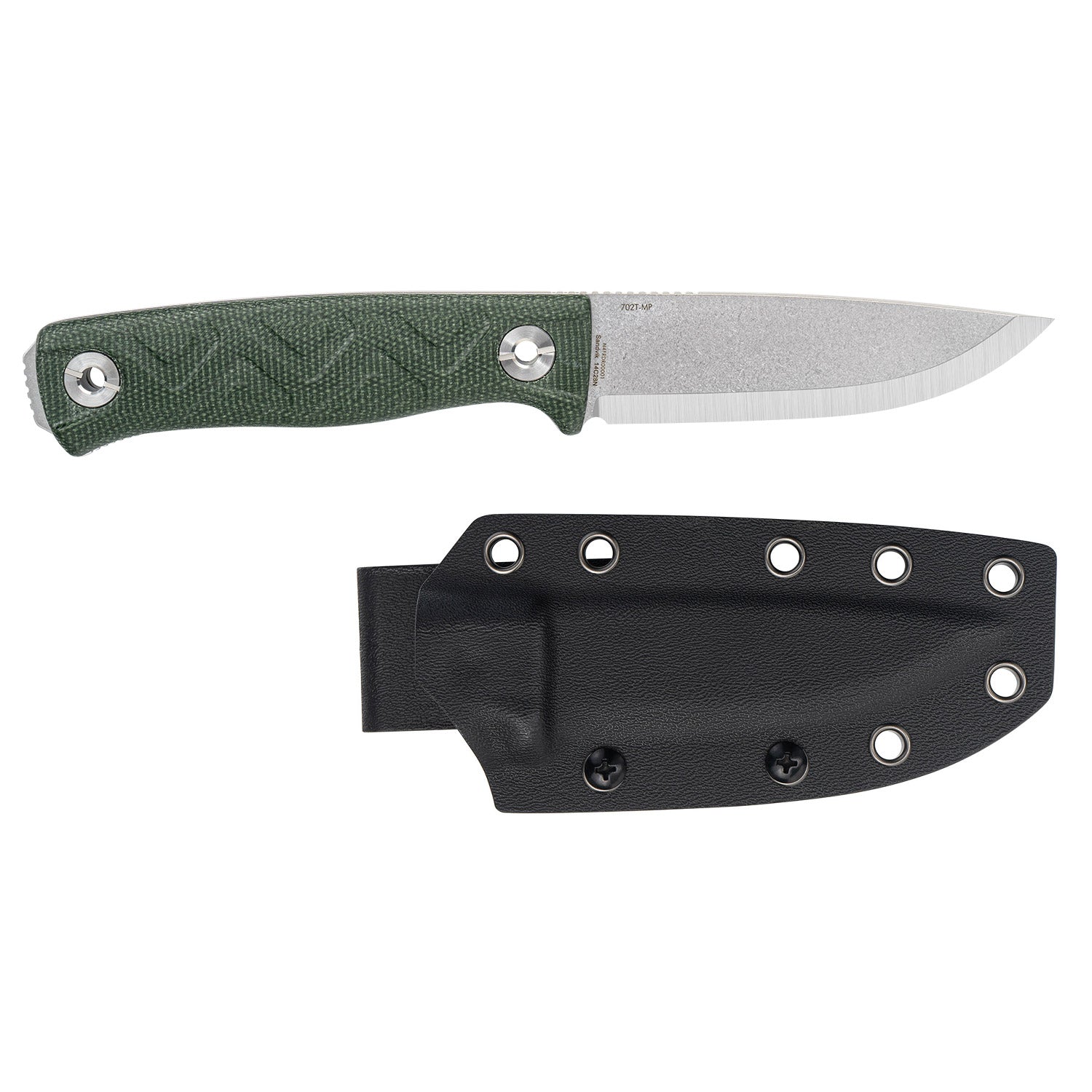 SRM edc fixed blade knife Bushcut 702T-MP | Full tang bushcraft knife