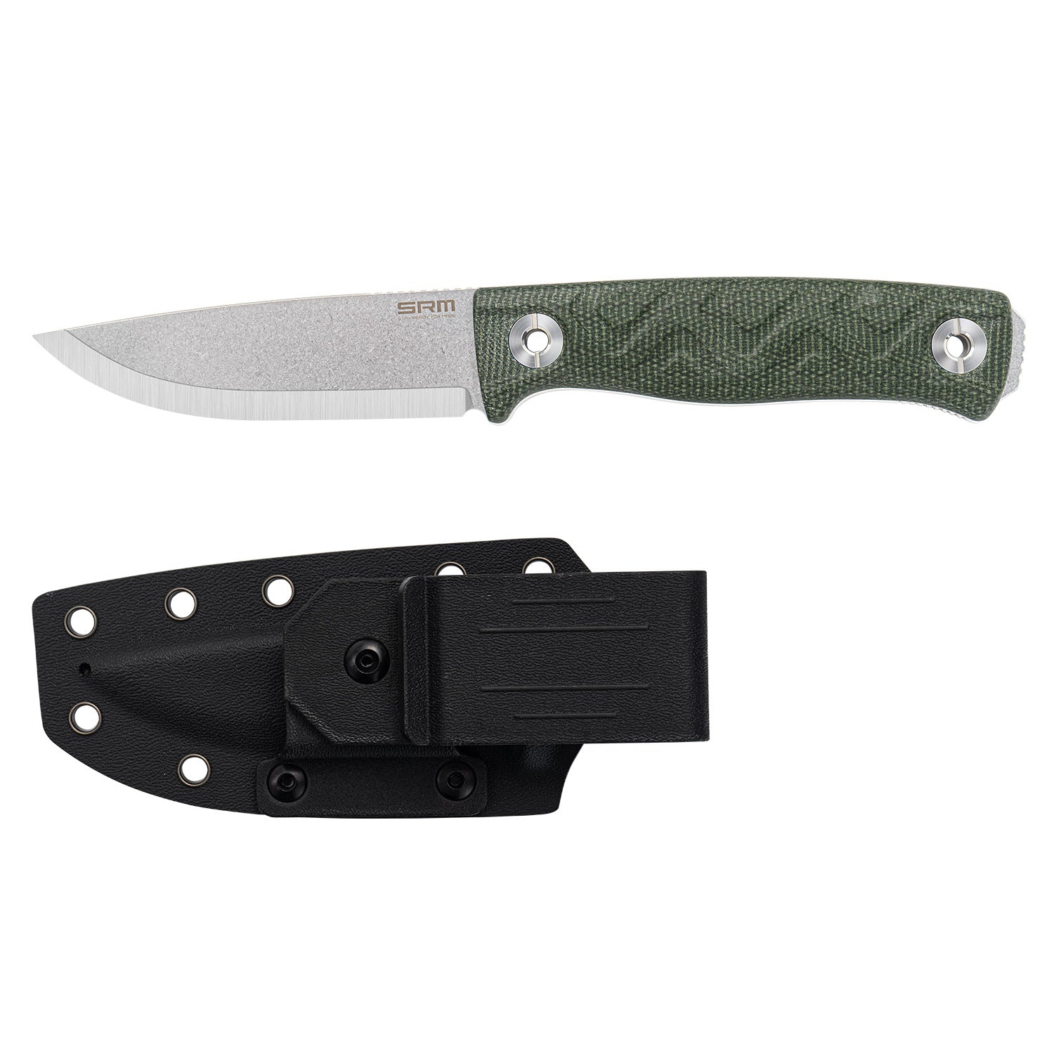 SRM edc fixed blade knife Bushcut 702T-MP | Full tang bushcraft knife