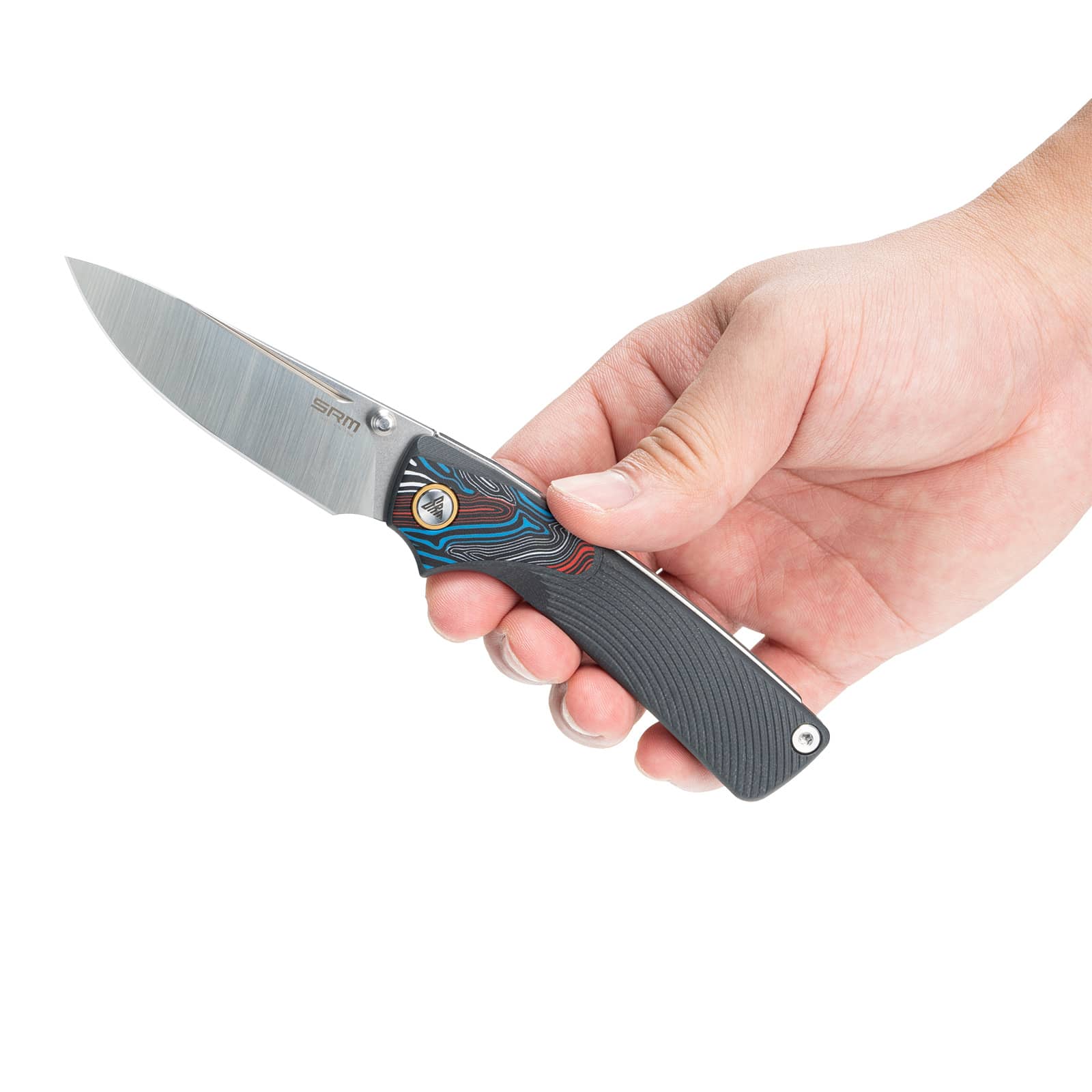 SRM EDC slip joint knife Dome 106M-GK | 14C28N steel blade and G10 handle