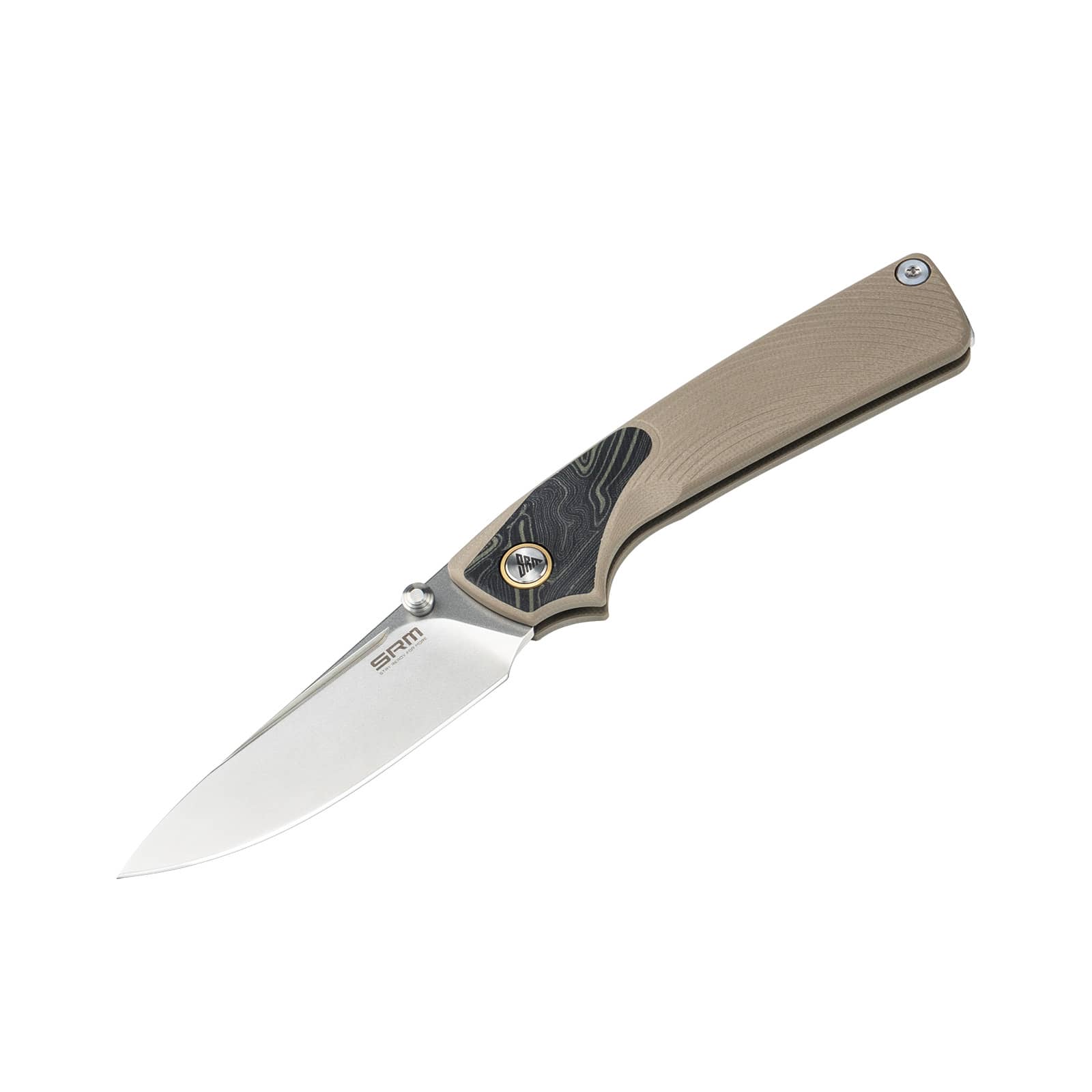 SRM EDC slip joint knife Dome 106M-GW | 14C28N steel blade and G10 handle