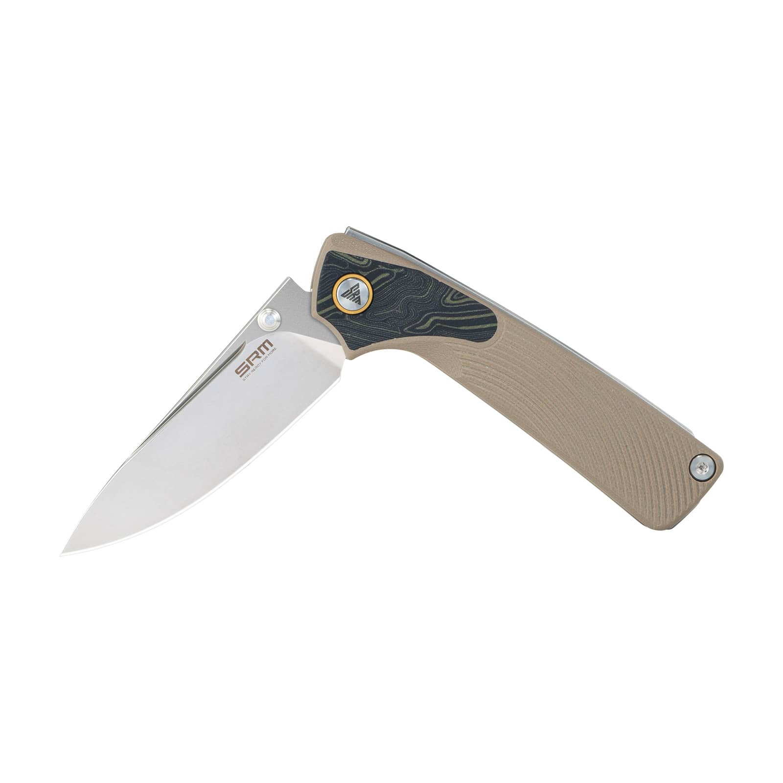 SRM EDC slip joint knife Dome 106M-GW | 14C28N steel blade and G10 handle