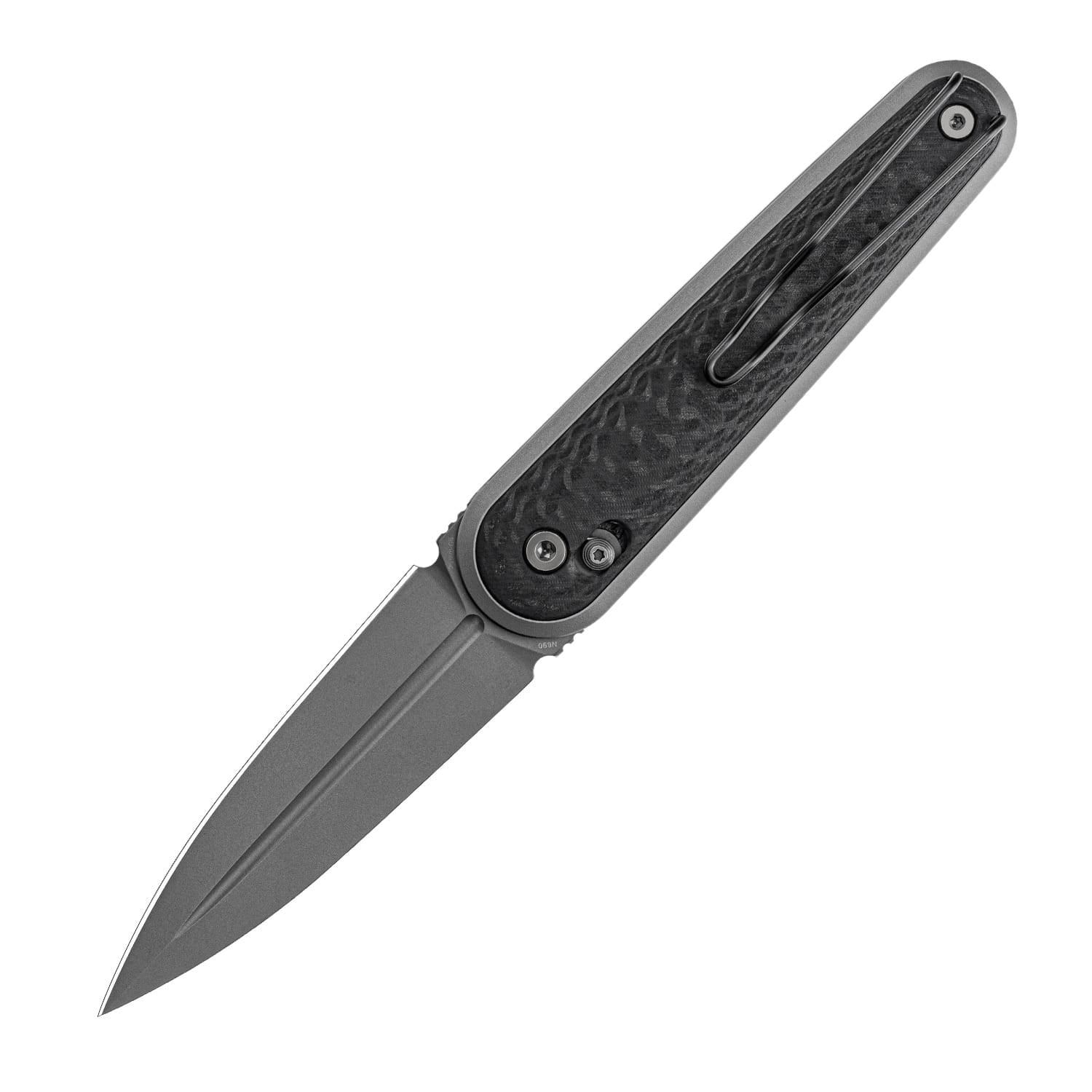 SRM dagger pocket knife 251MB-GB | N690 blade and black G10 handle