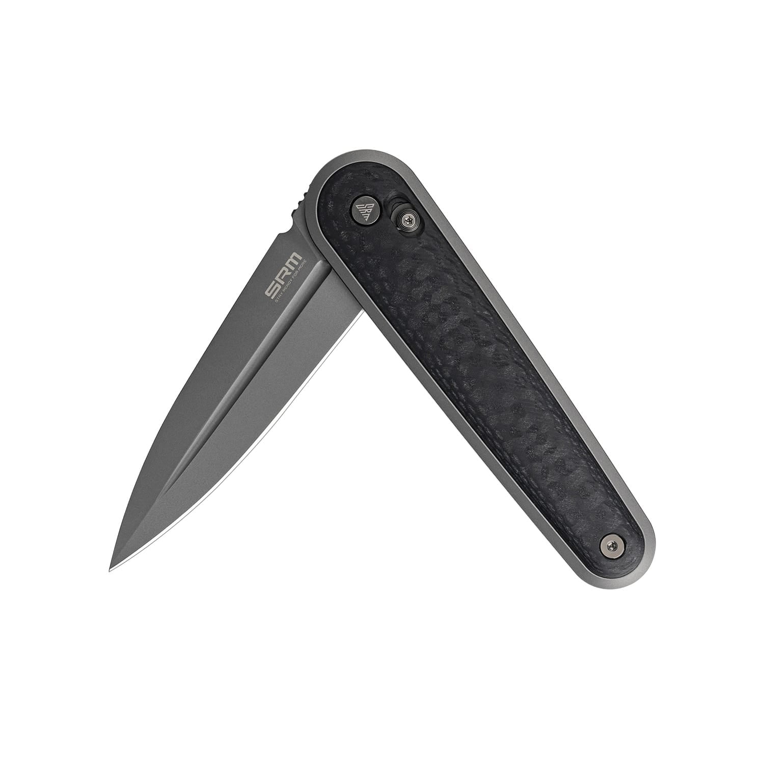 SRM dagger pocket knife 251MB-GB | N690 blade and black G10 handle