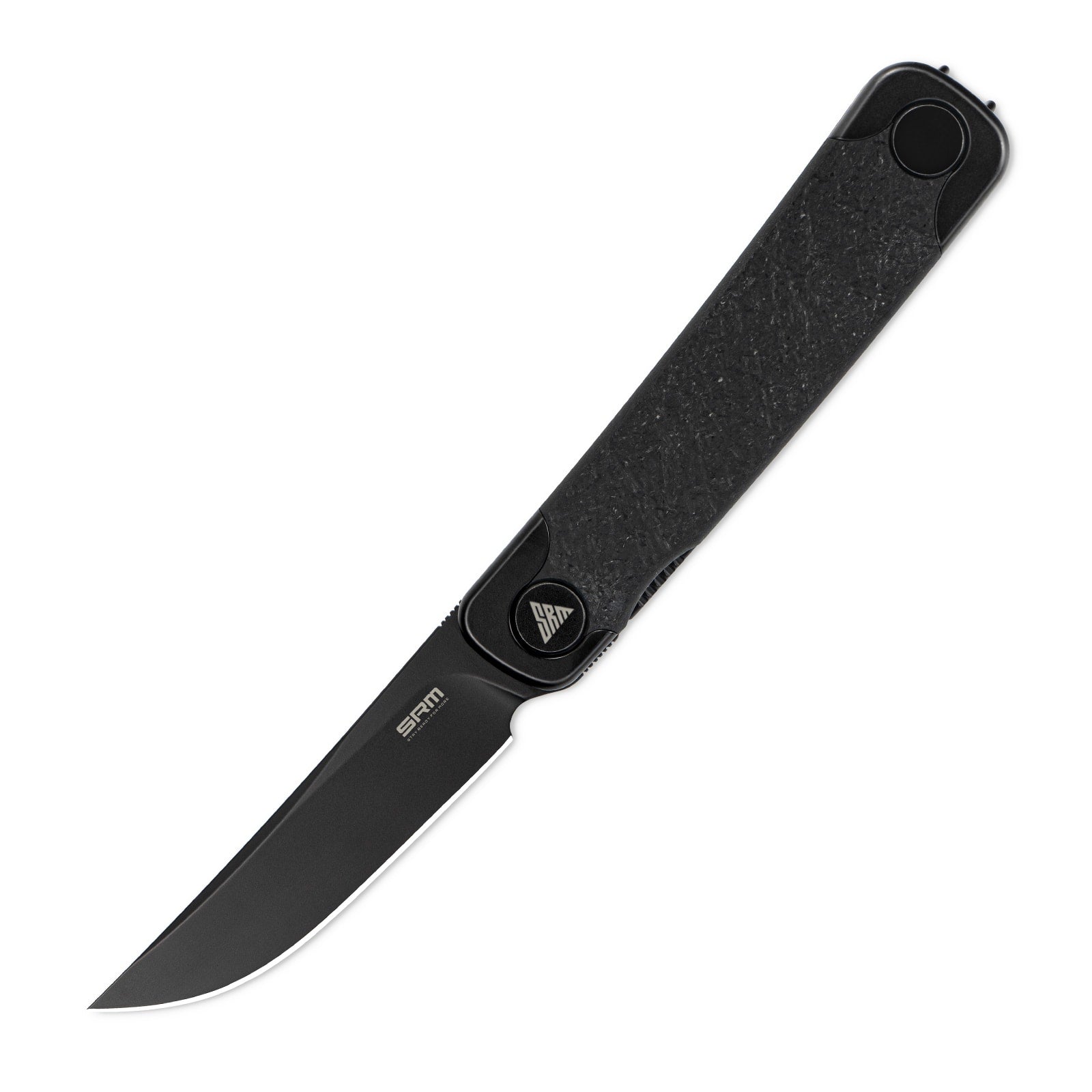 SRM Enso 131M-GB EDC pocket knife with blade open