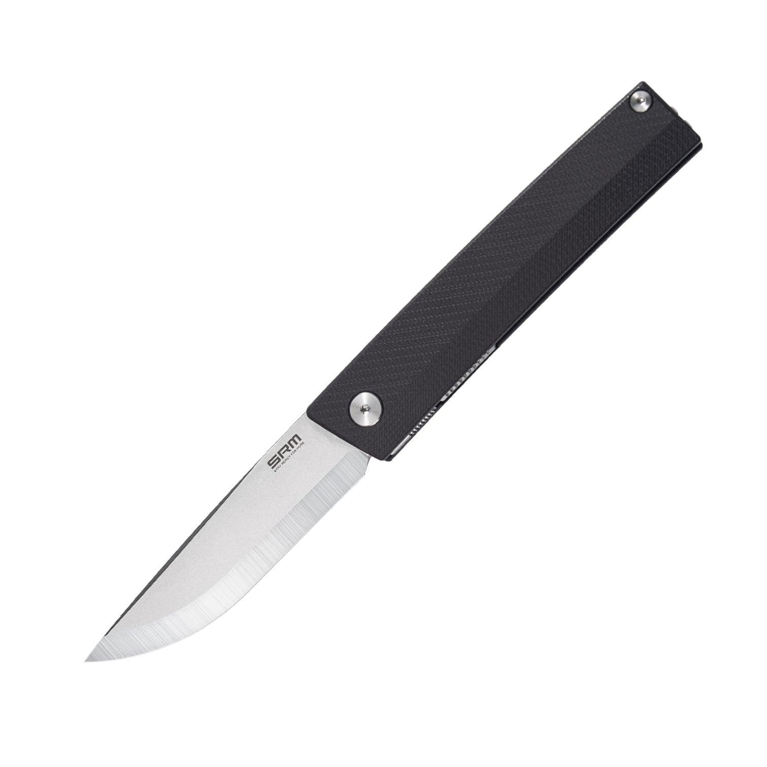 SRM EDC pocket knife Gent 401L-GB | Black G10 handle