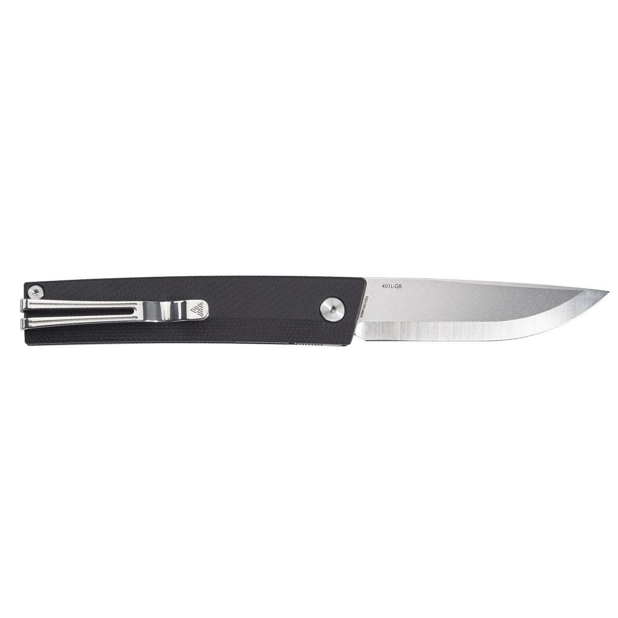 SRM EDC pocket knife Gent 401L-GB | Black G10 handle