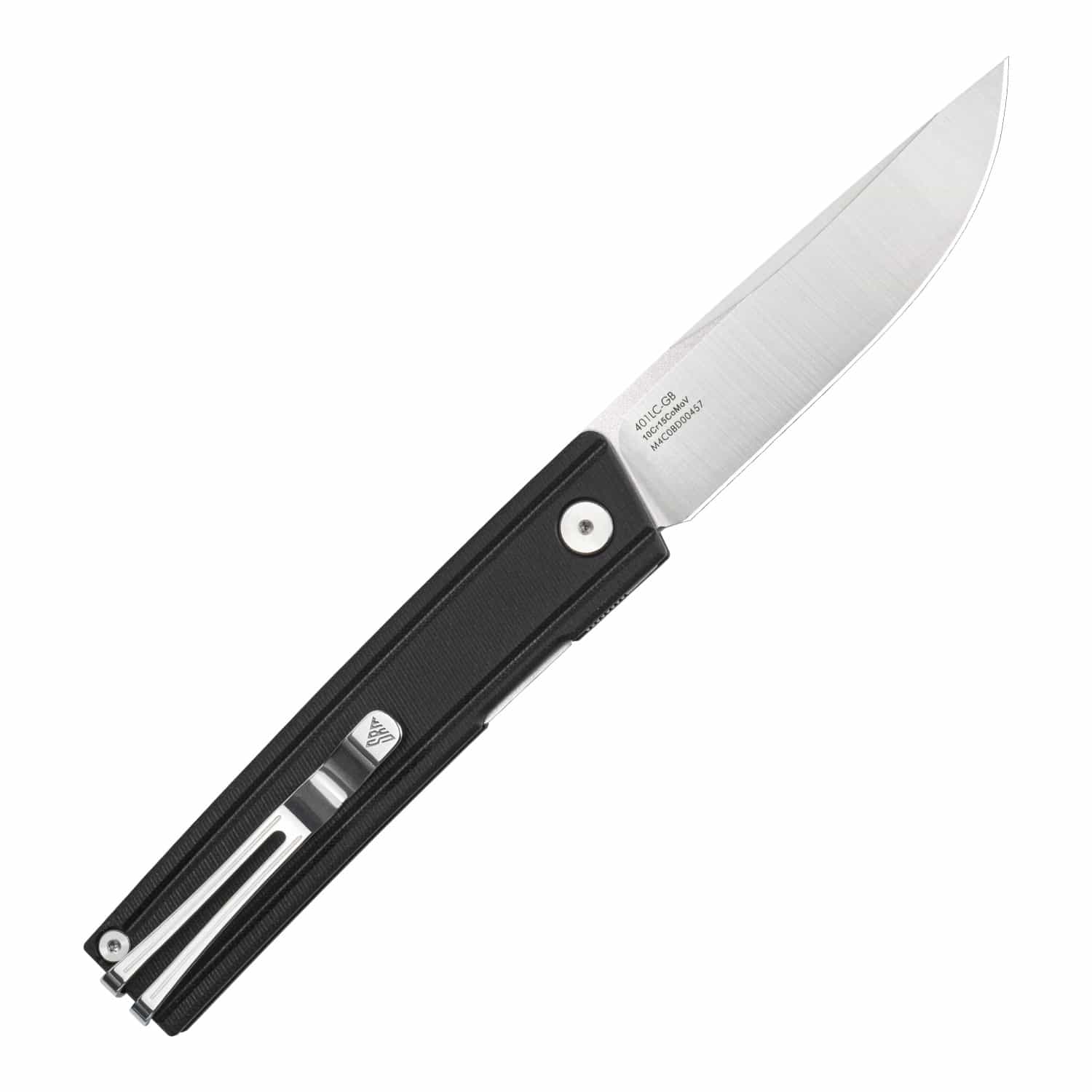 SRM EDC pocket knife Gent 401LC-GB | Black G10 handle