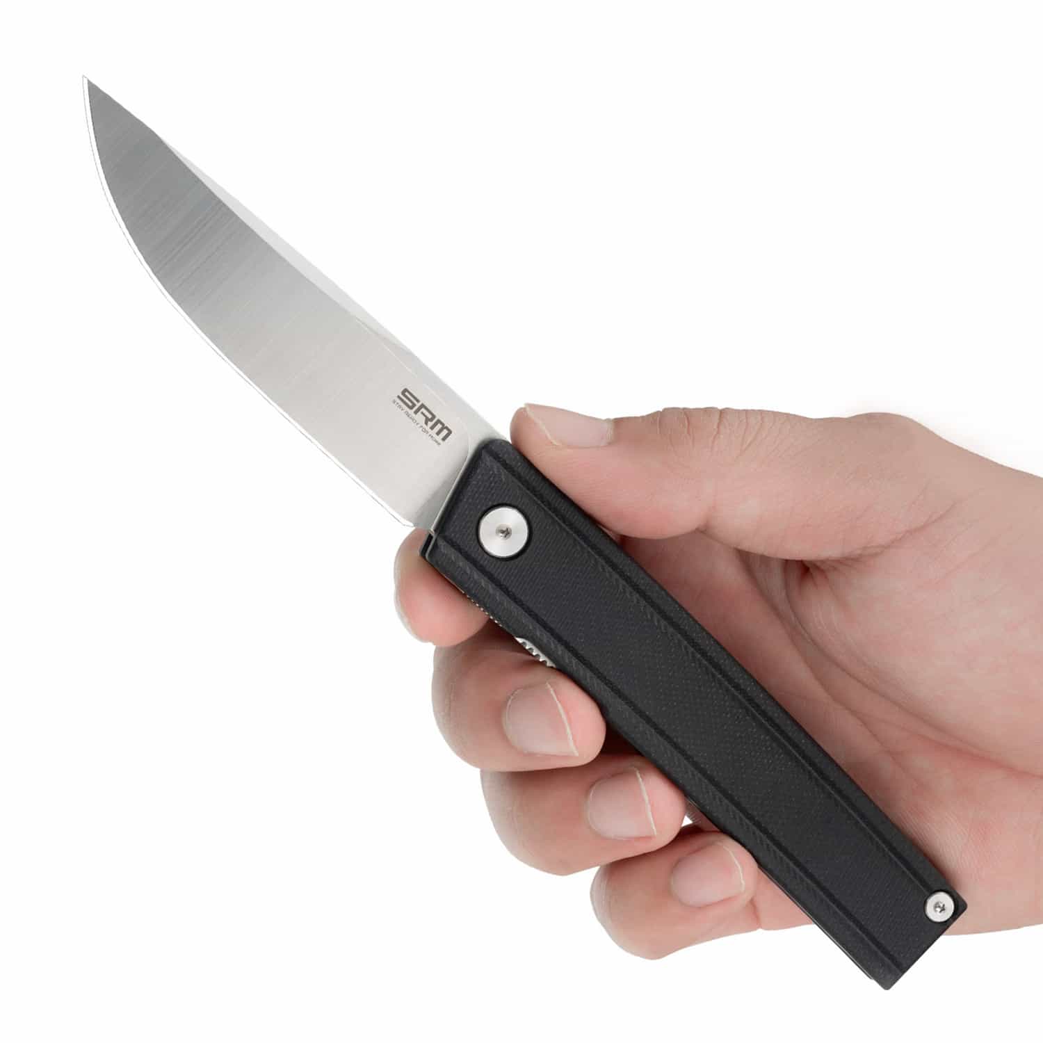SRM EDC pocket knife Gent 401LC-GB | Black G10 handle
