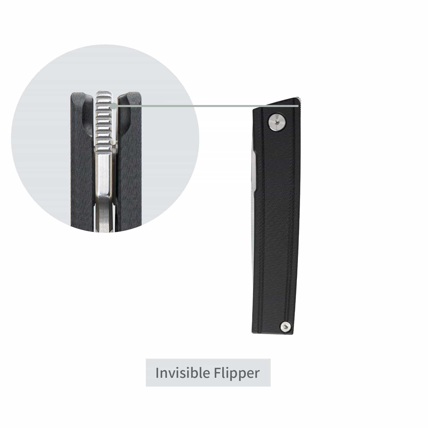 SRM EDC pocket knife Gent 401LC-GB | Black G10 handle