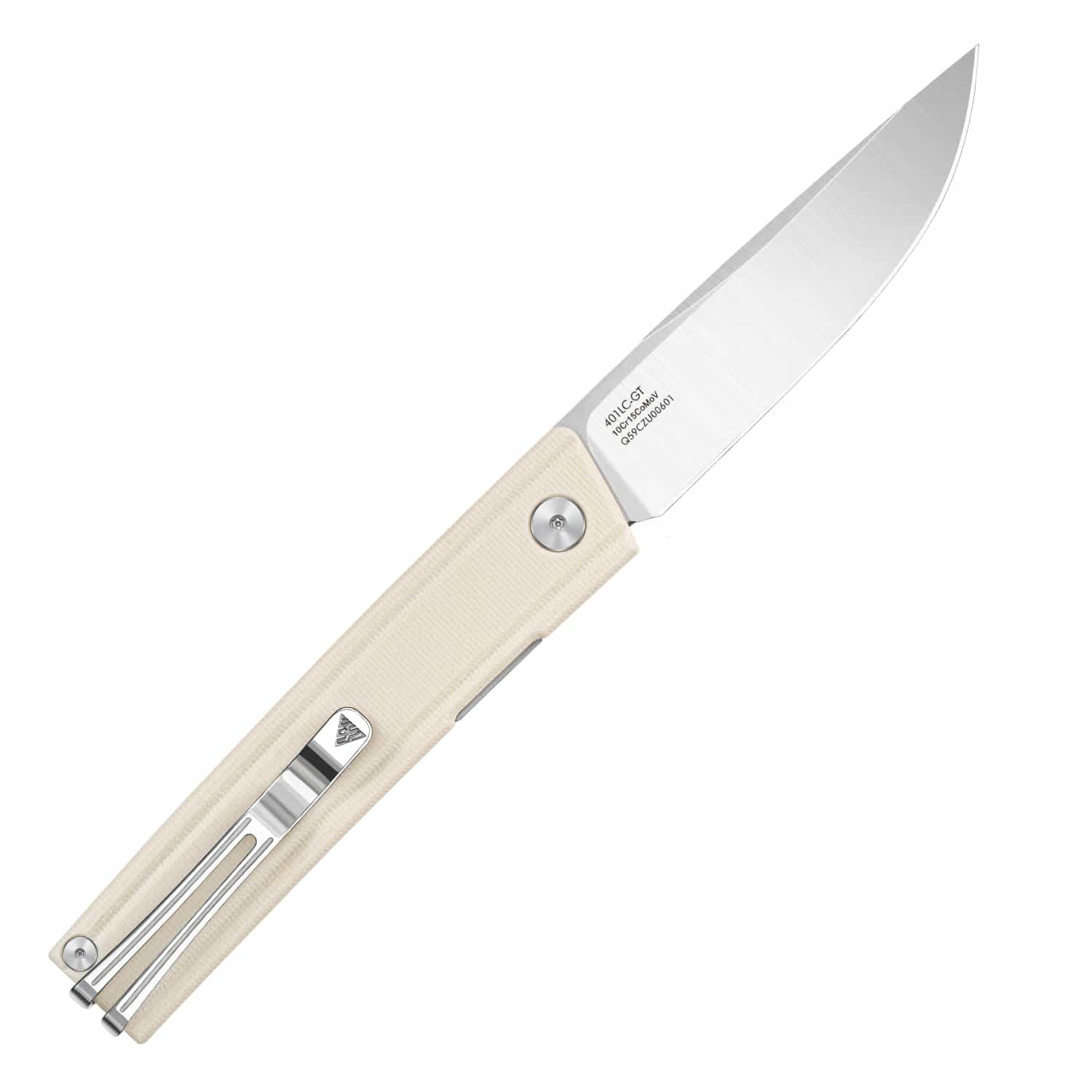 SRM EDC pocket knife Gent 401LC-GT | White G10 handle