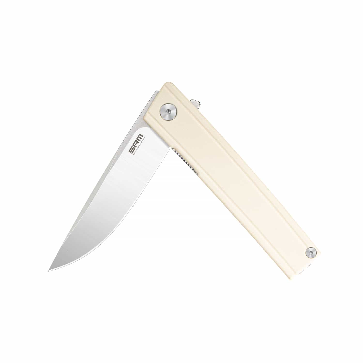 SRM EDC pocket knife Gent 401LC-GT | White G10 handle