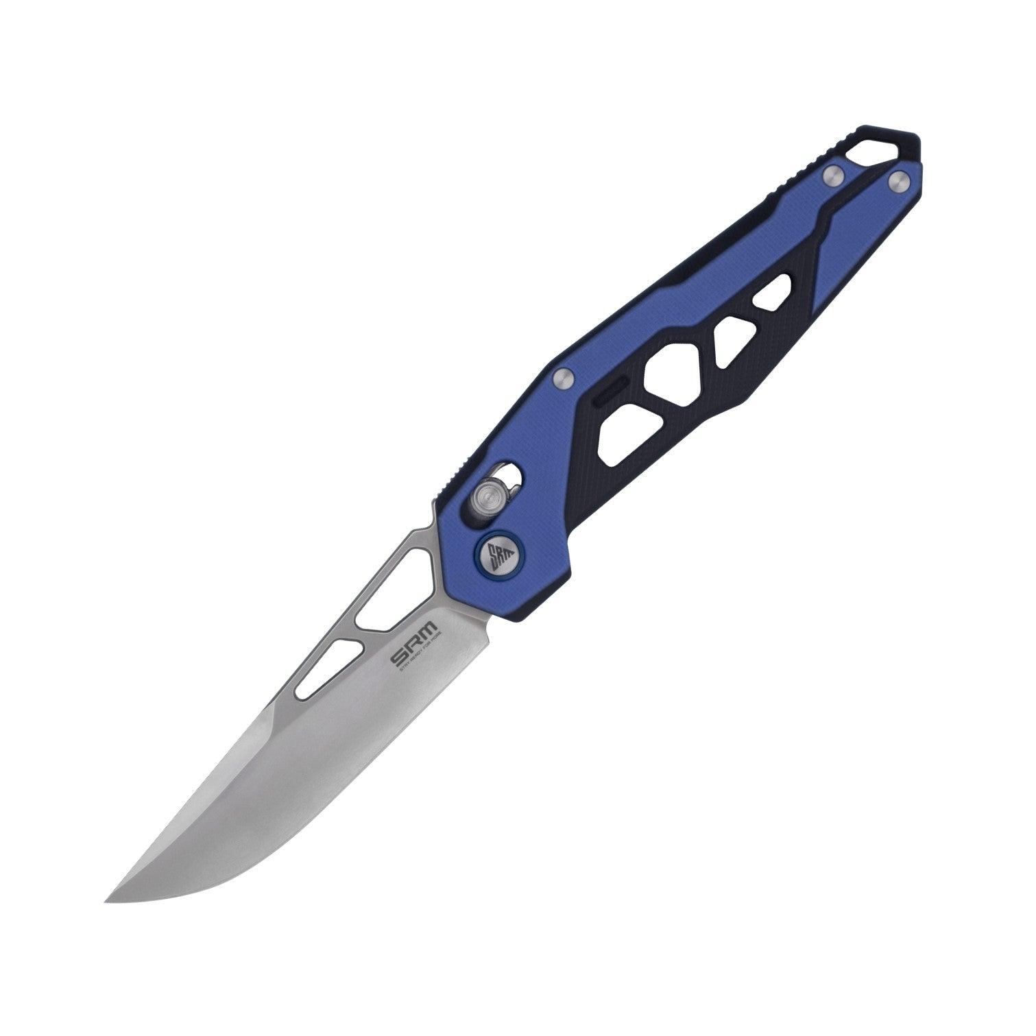SRM tactical pocket knife Mecha 9225-GI | D2 steel blade and G10 handle