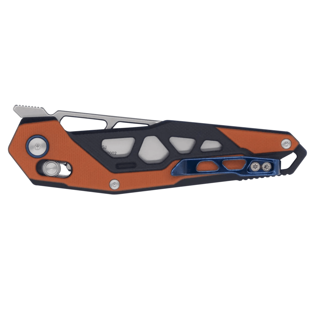 SRM tactical pocket knife Mecha 9225-GJ | D2 steel blade and G10 handle