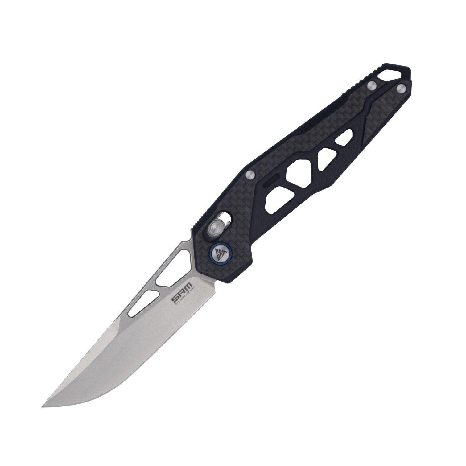 SRM tactical pocket knife Mecha 9225-KB | D2 steel blade and G10 handle