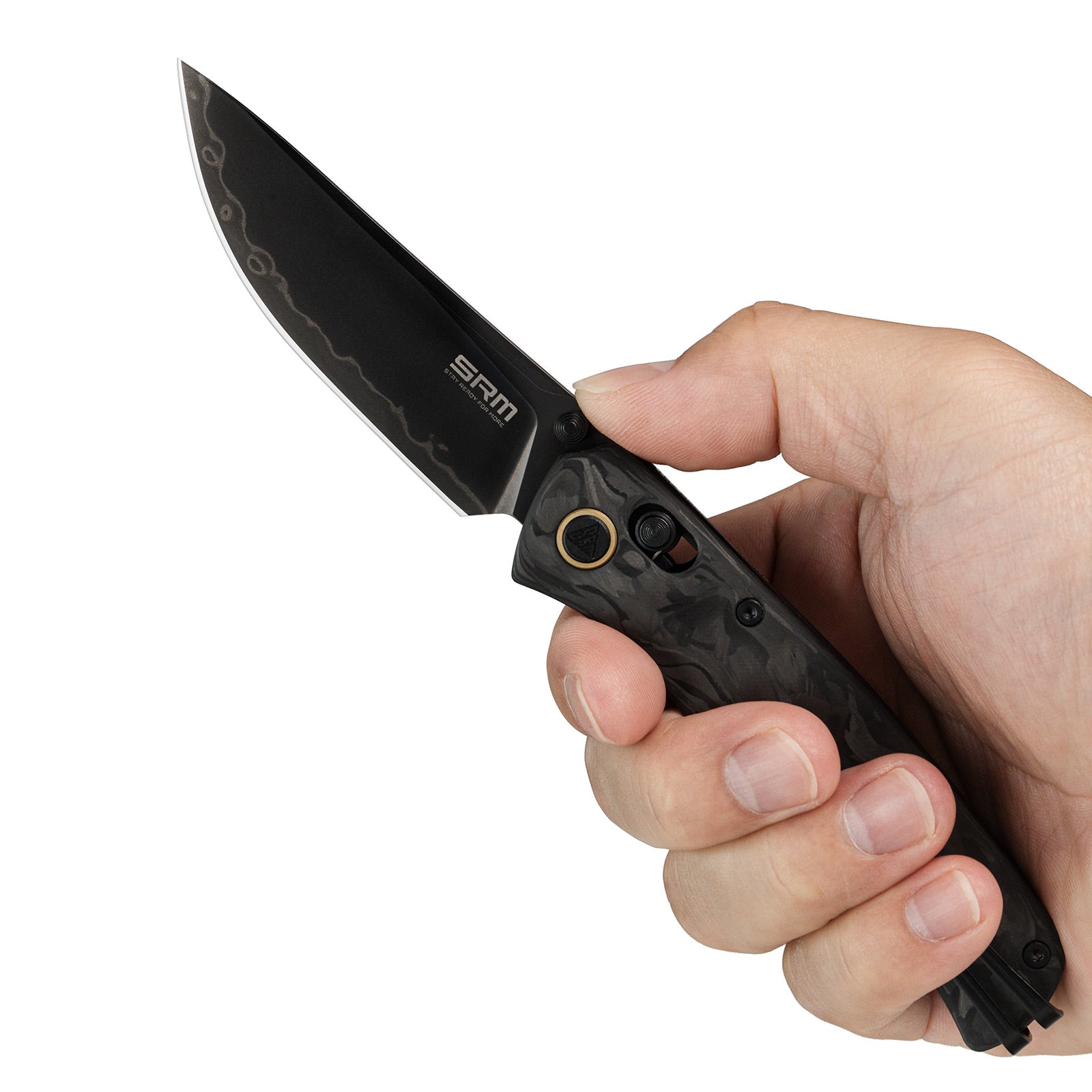 EDC pocket knife Medal 255L-FB2 - Laminated 140Cr steel blade - SRM Knives