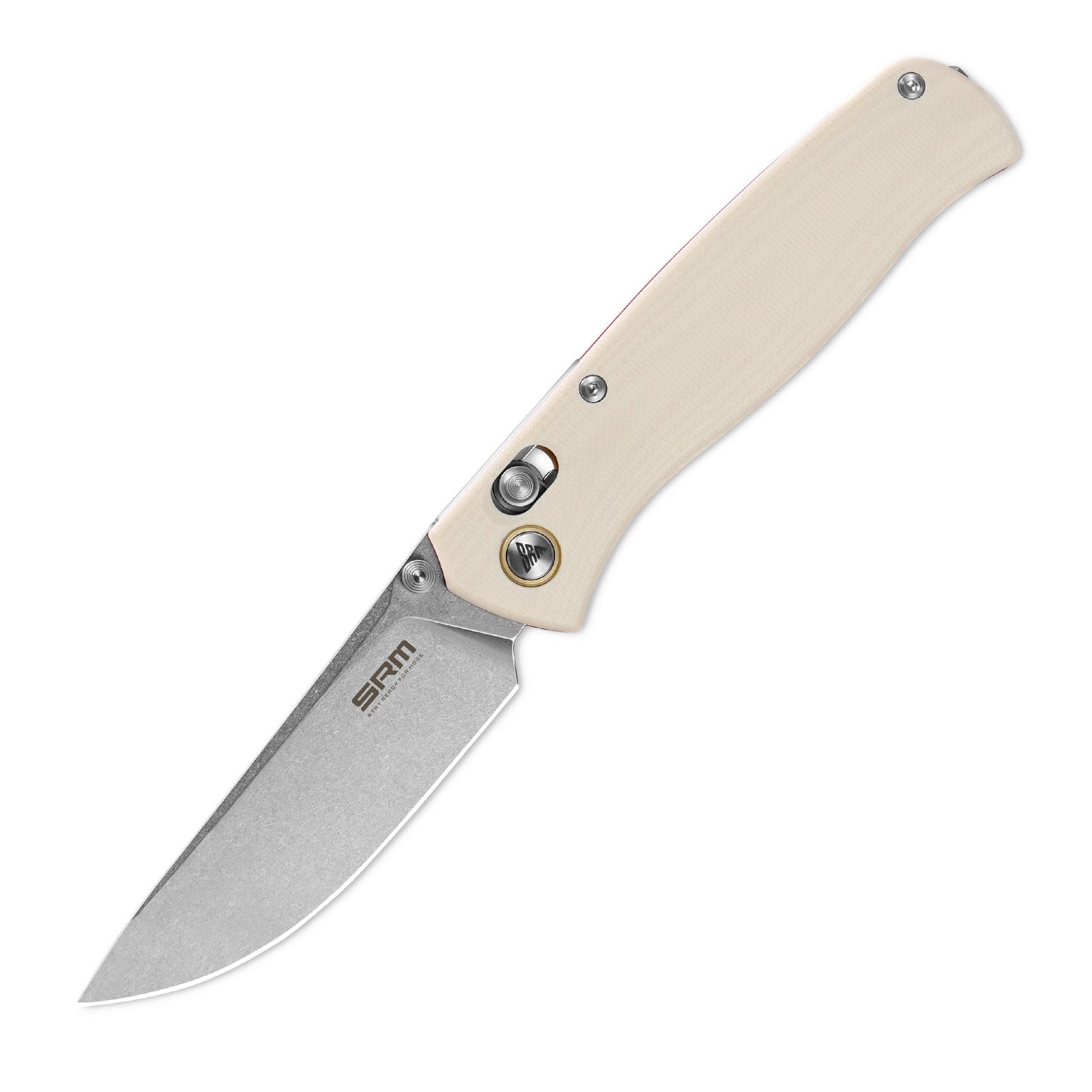 SRM Medal 255L-GT2 EDC pocket knife with blade open