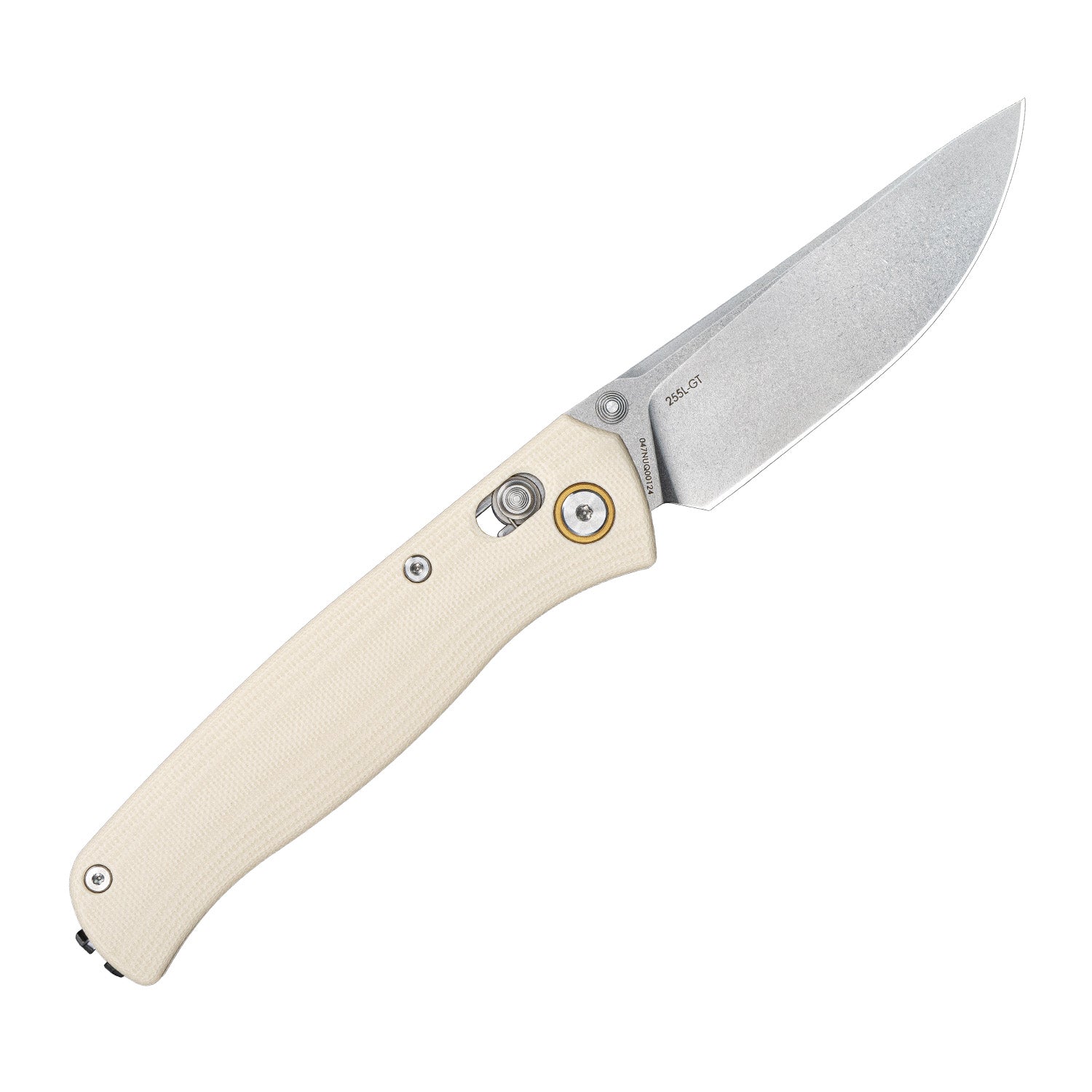 SRM Ambi Lock EDC pocket knife Medal 255L-GT | White G10 Handle