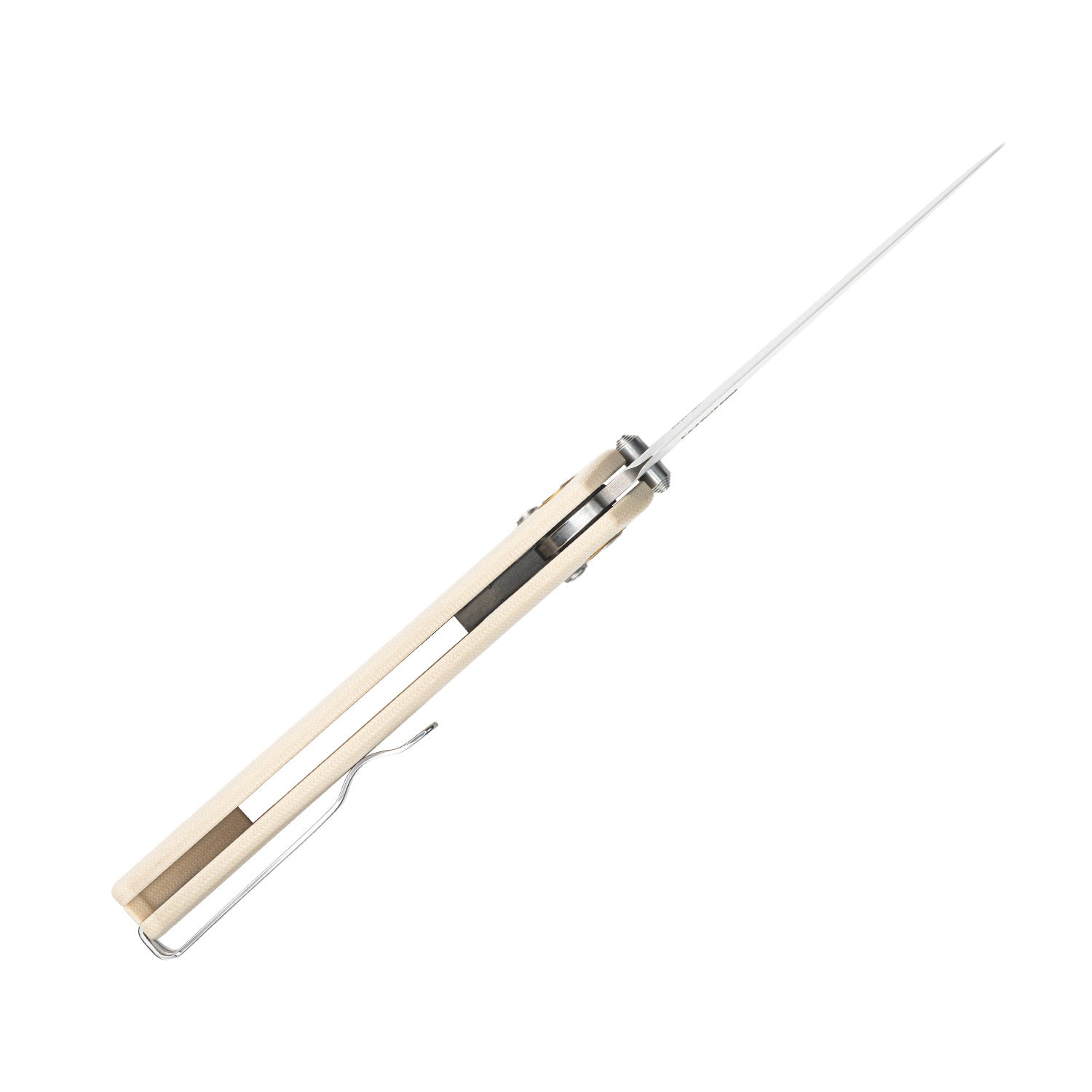 SRM Ambi Lock EDC pocket knife Medal 255L-GT | White G10 Handle