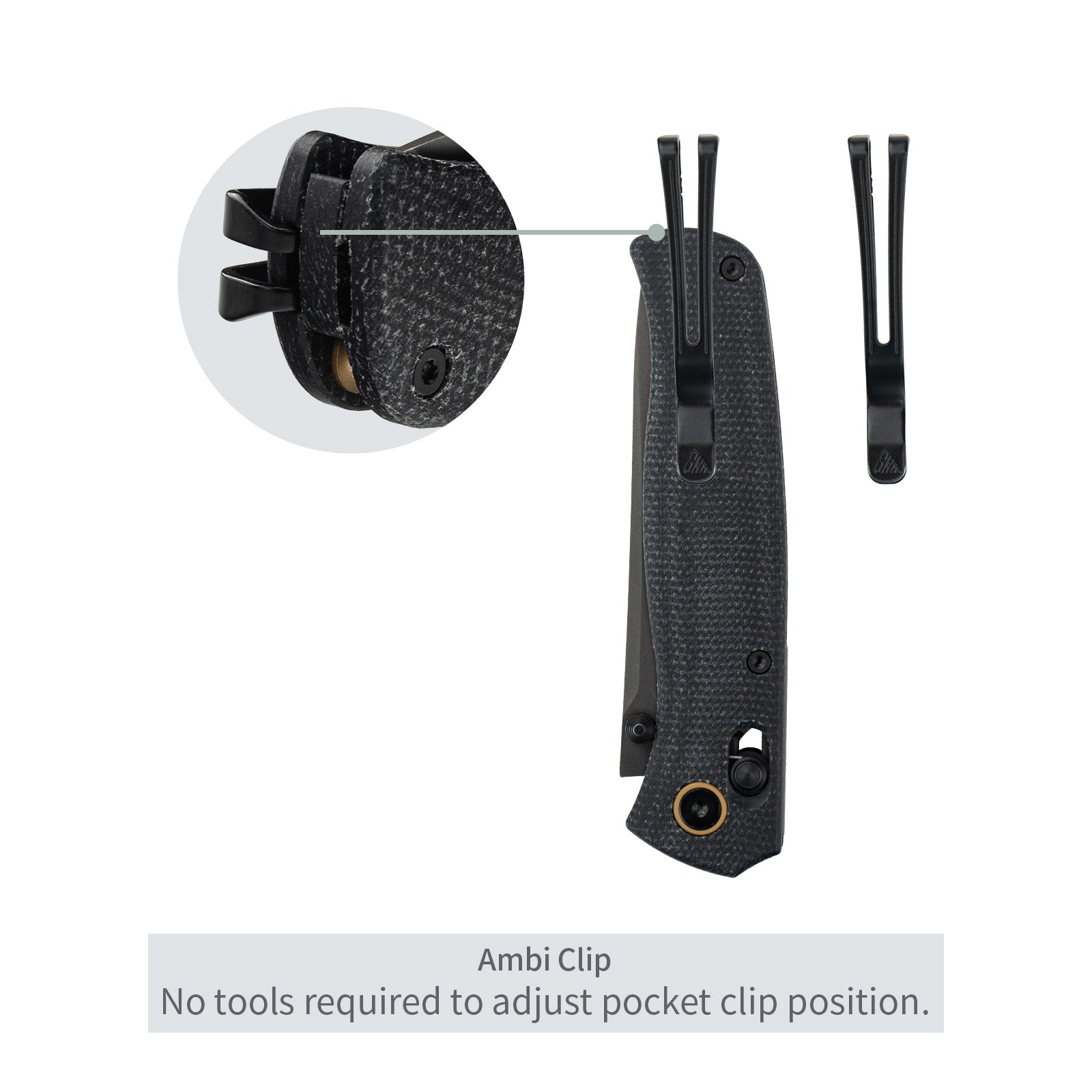 SRM EDC pocket knife Medal 255L-MB2 | Laminated steel blade and black micarta Handle