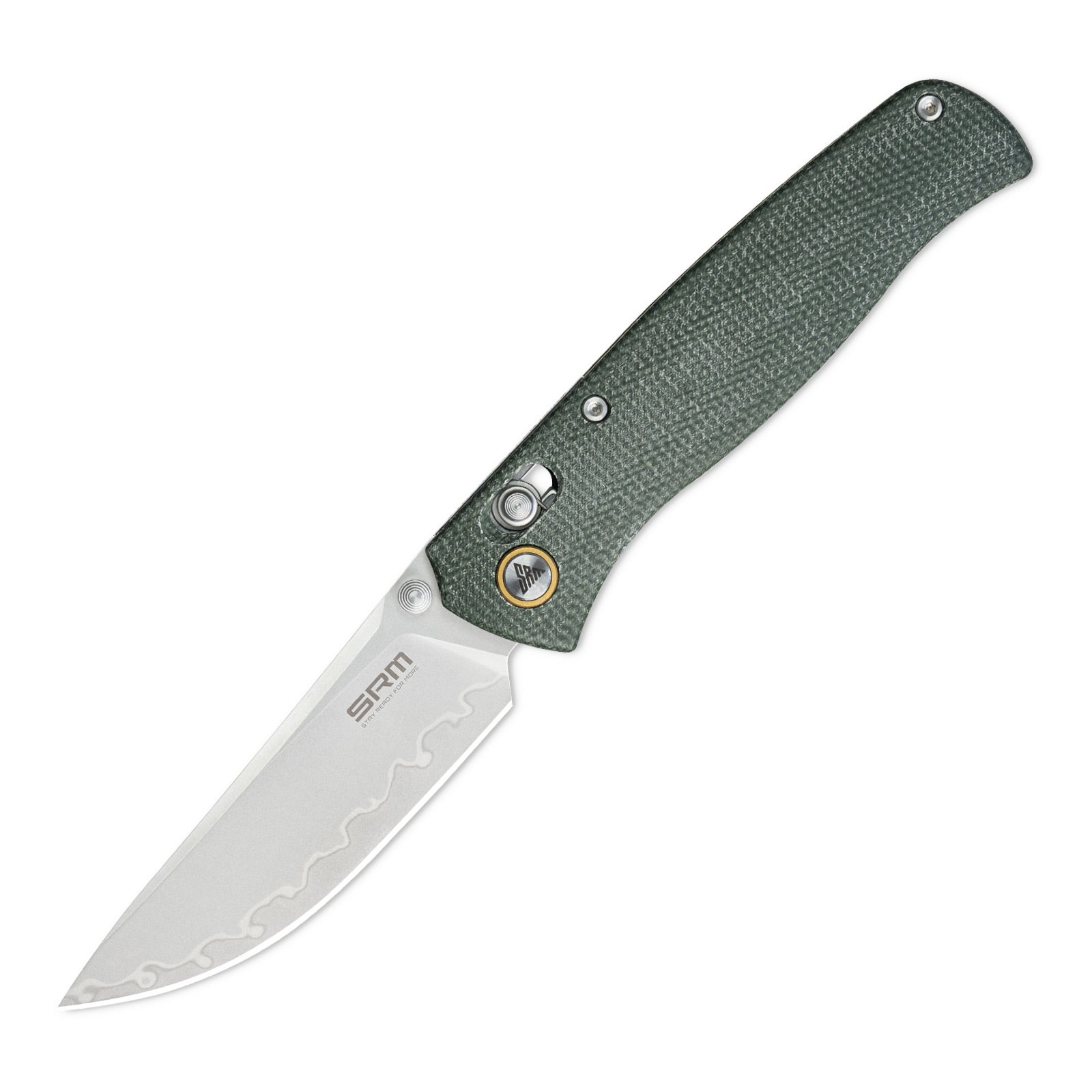 SRM Medal 255L-MG3 EDC pocket knife with blade open