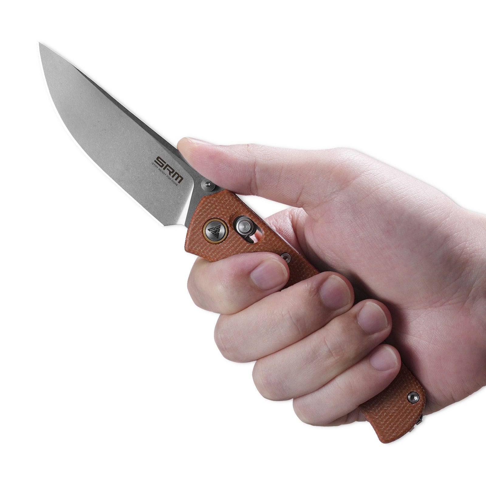 SRM Medal 255L-MN (3.2” 10Cr Blade, Micarta Handle)