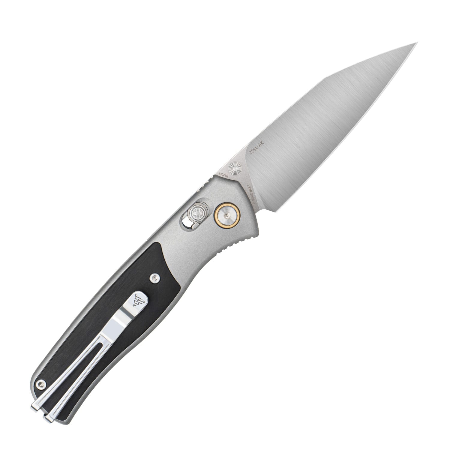 SRM EDC reverse tanto knife Medal 259L-AK - 14C28N steel blade and Aluminum handle