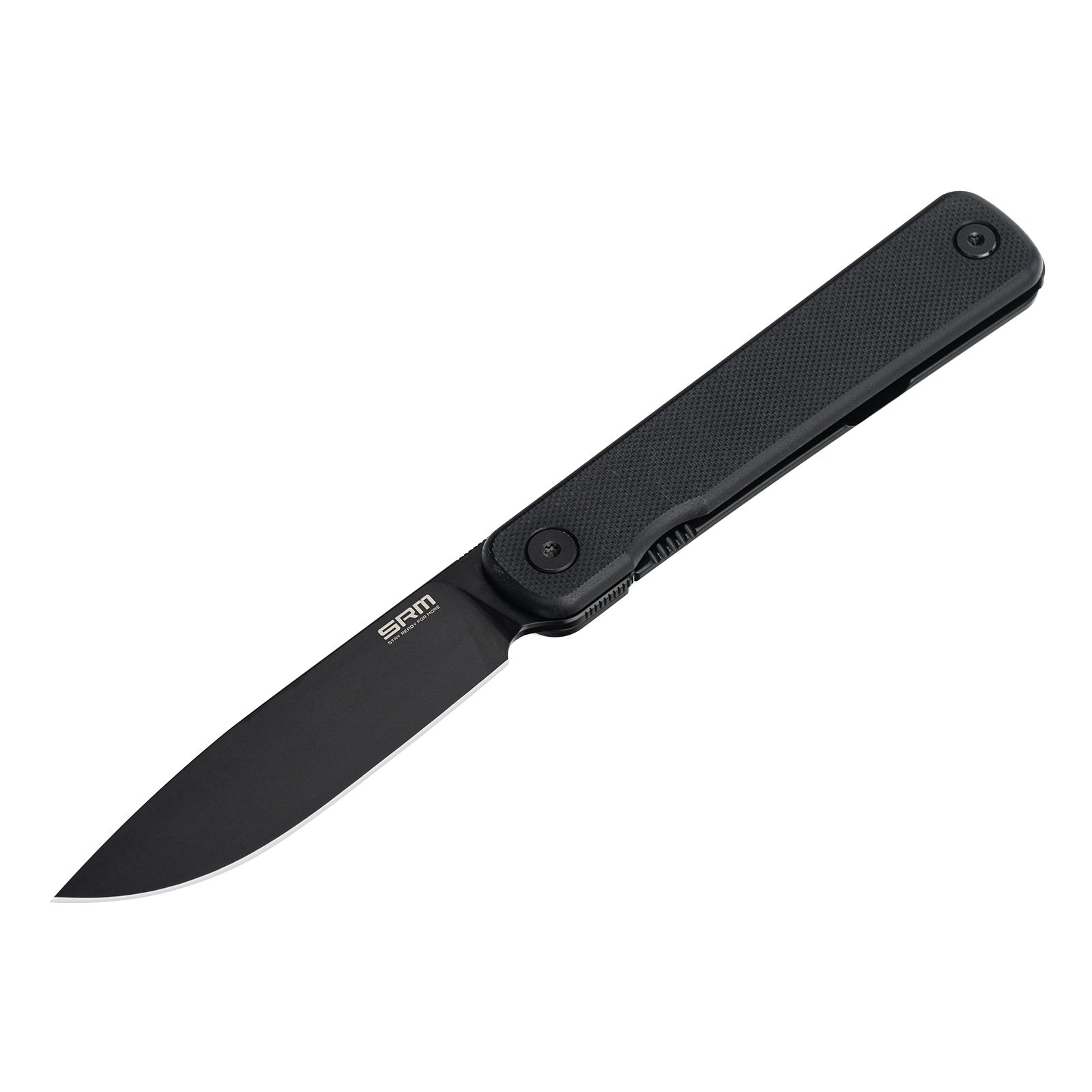 SRM EDC frame lock knife Palfrey 135L-GB | 14C28N steel blade and black G10 handle