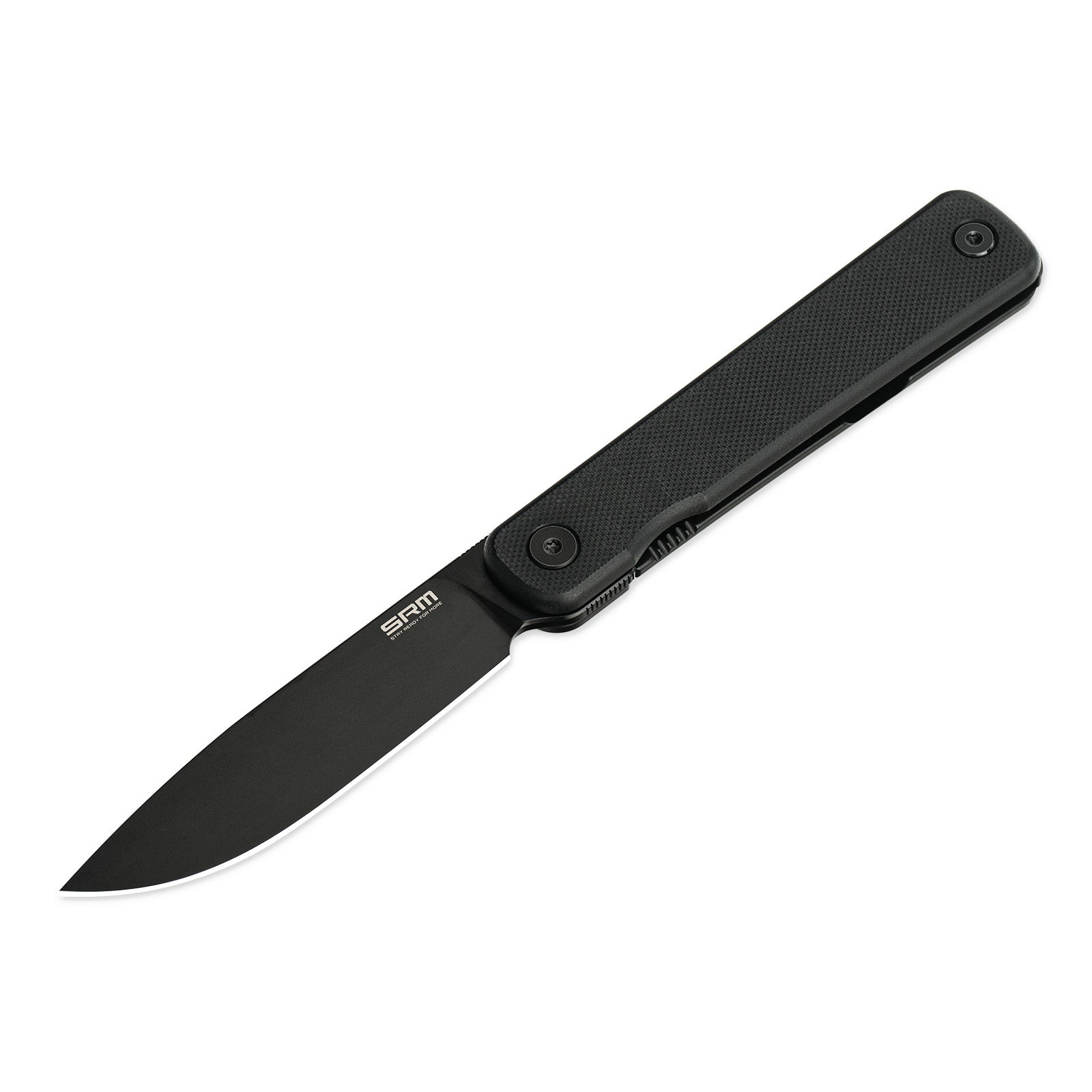 SRM EDC frame lock knife Palfrey 135L-GB | 14C28N steel blade and black G10 handle