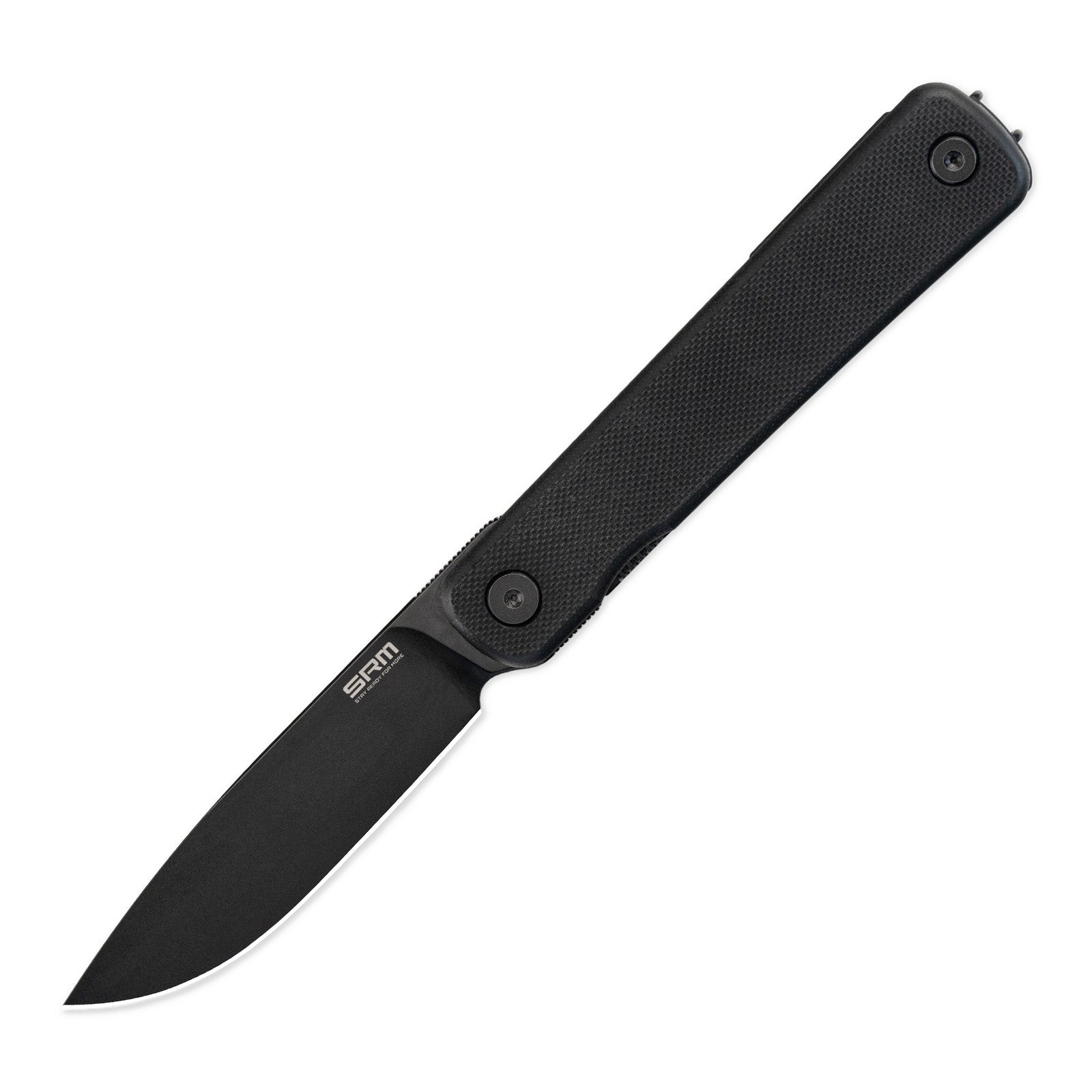 SRM EDC frame lock knife Palfrey 135L-GB | 14C28N steel blade and black G10 handle