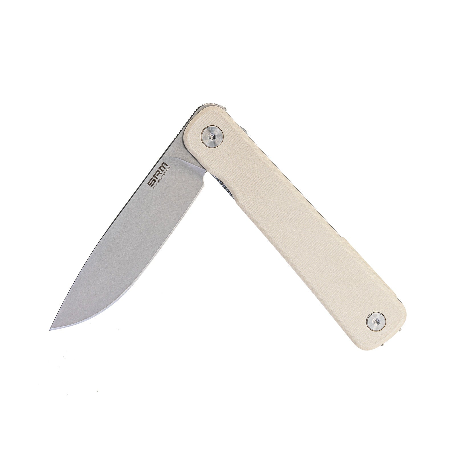 SRM EDC frame lock knife Palfrey 135L-GT | 14C28N steel blade and Ivory G10 handle