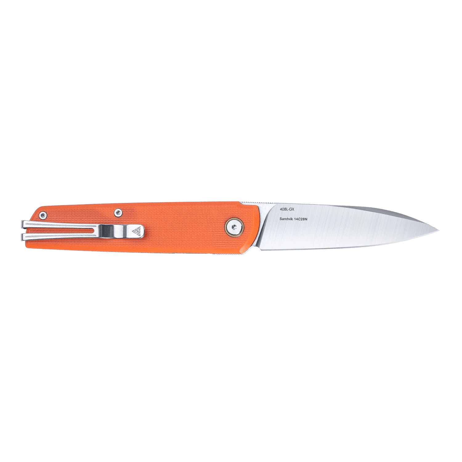 SRM liner lock knife Qrick 408L-GX | 14C28N blade and green G10 handle