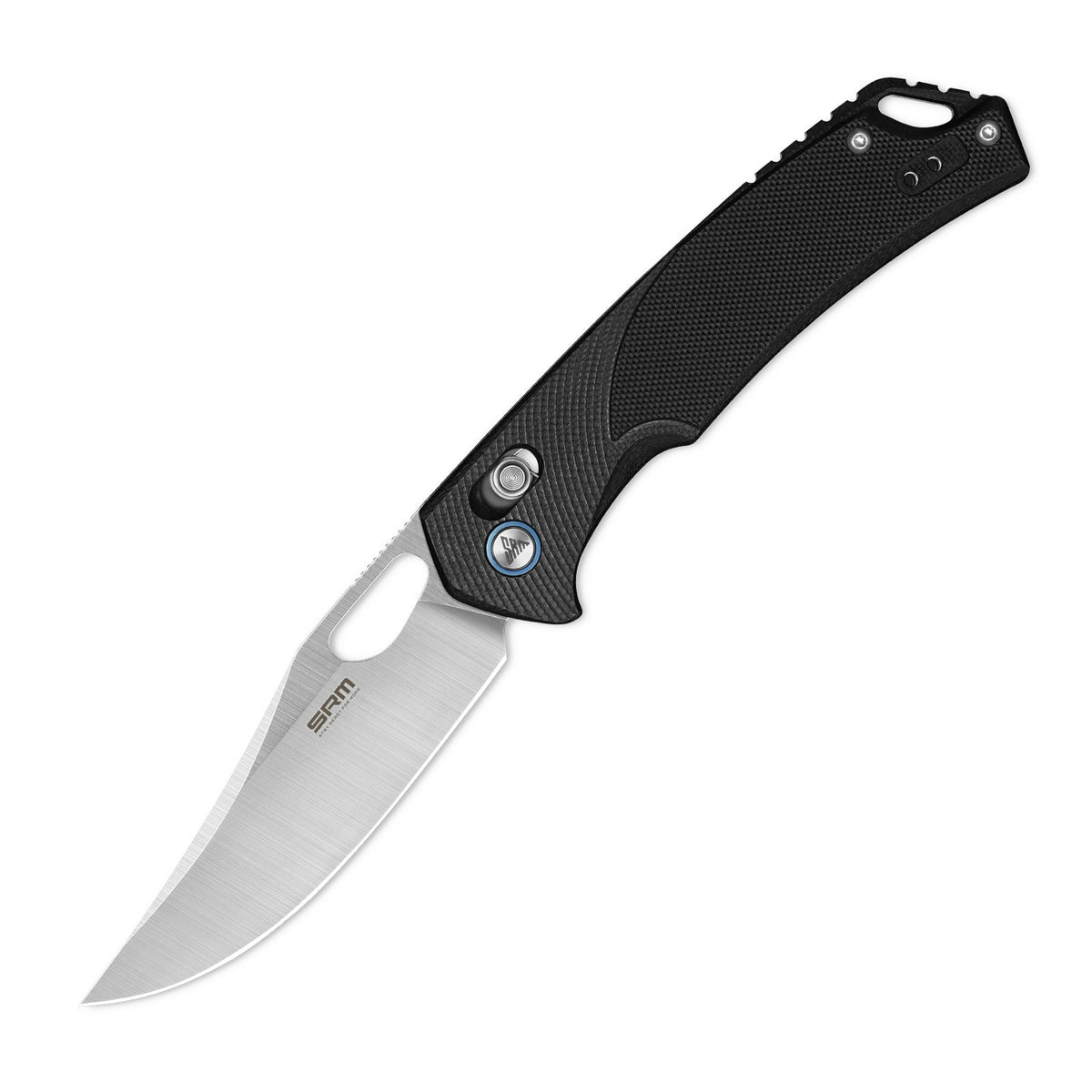 SRM Retriever 9201 folding hunting knife with blade open