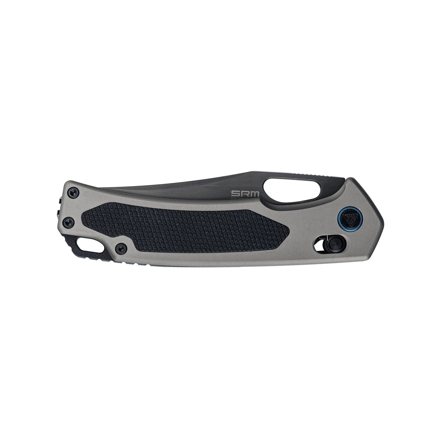 SRM hunting pocket knife Retriever 9203-AK2 | Grey Aluminum handle
