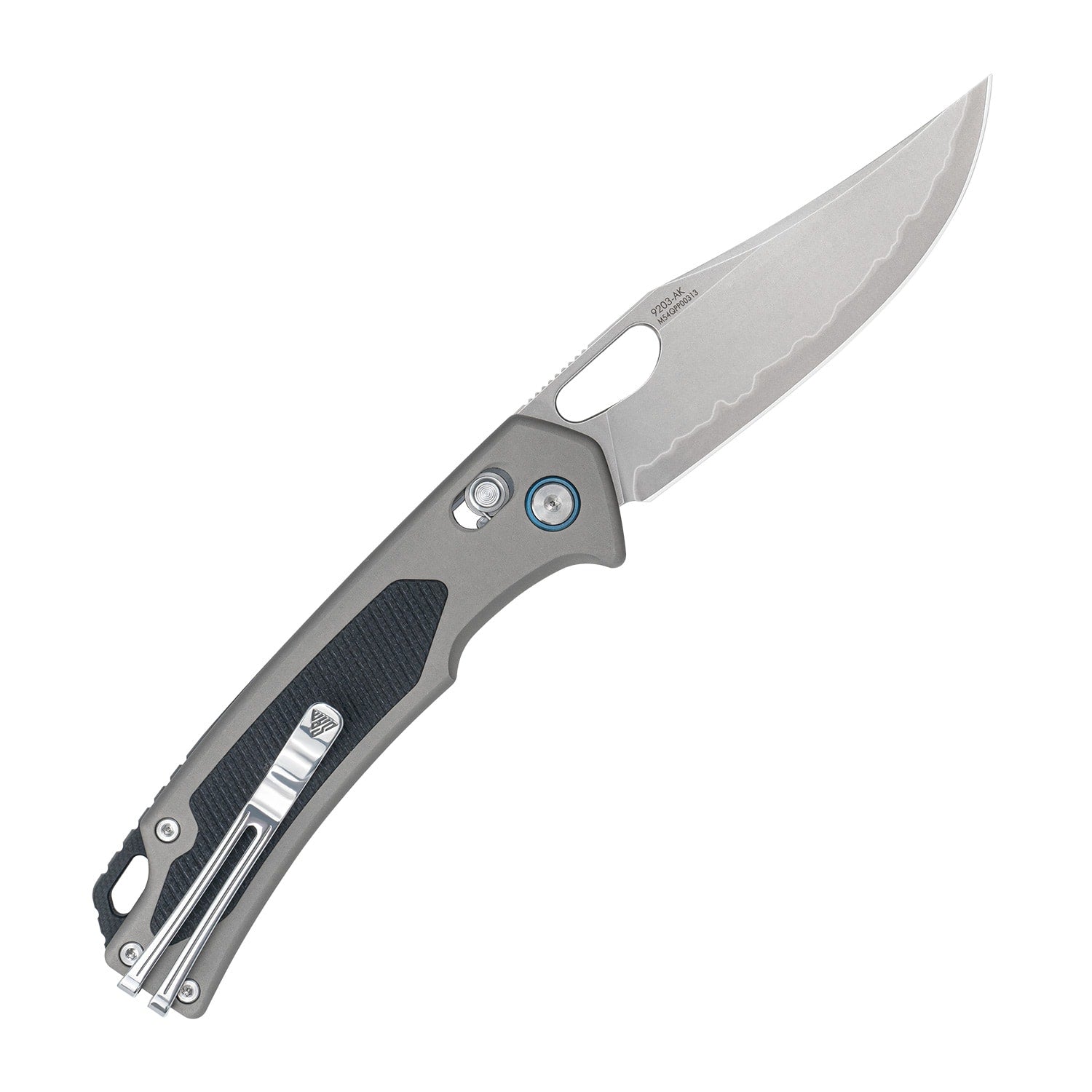 SRM hunting pocket knife Retriever 9203-AK | Grey Aluminum handle