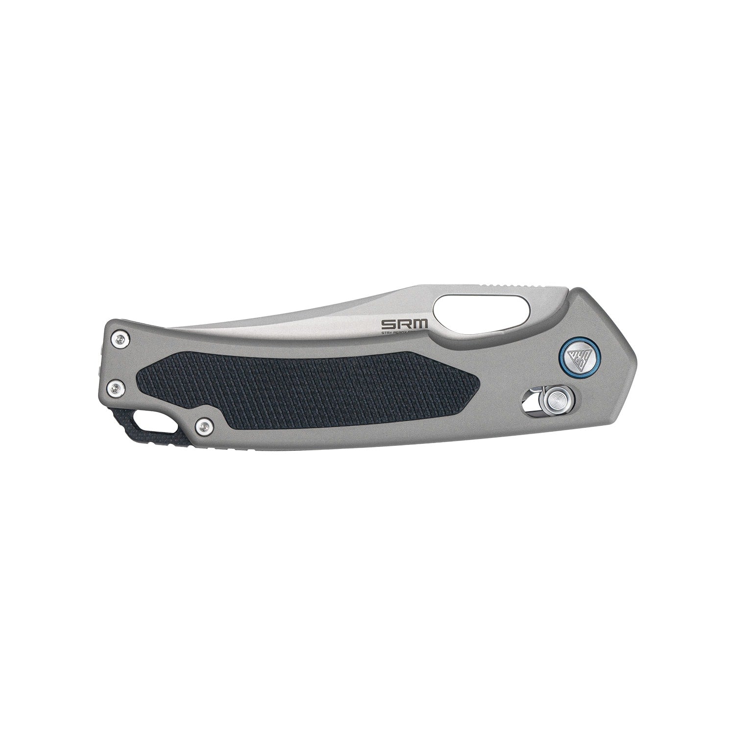 SRM hunting pocket knife Retriever 9203-AK | Grey Aluminum handle