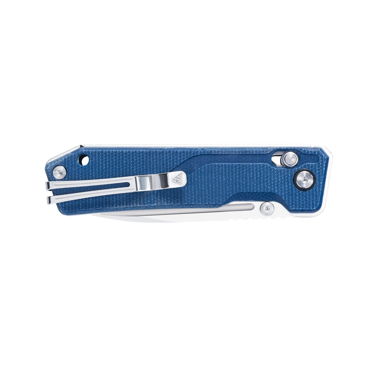 SRM Ambi Lock tactical pocket knife Rubik 7228B-ME2 - Blue Micarta Handle