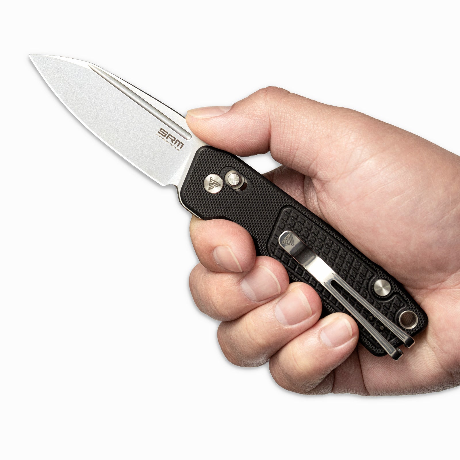 SRM EDC pocket knife Scout 7229-GB | 14C28N steel blade and G10 handle tactical knife