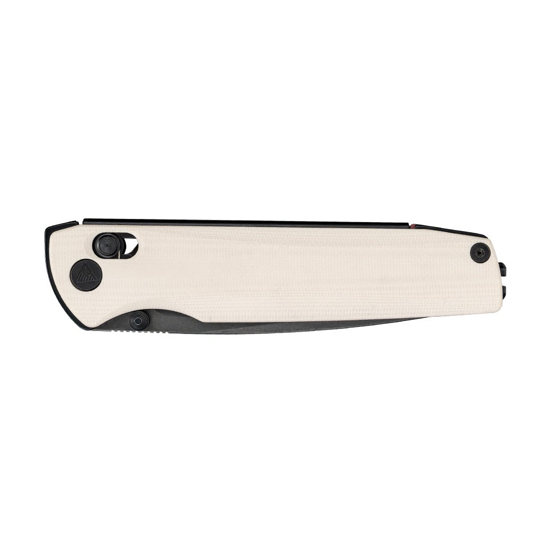 SRM EDC pocket knife Terrier 258L-GT2 - White &
Red liner G10 handle