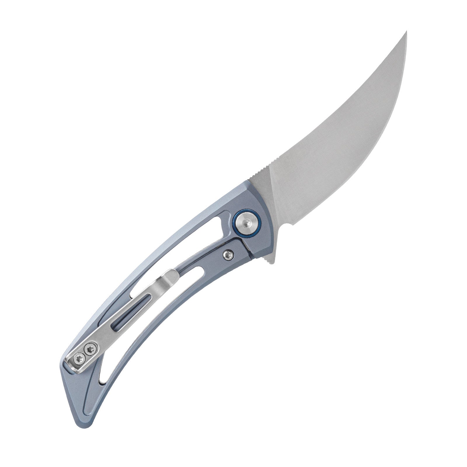 The image shows the overall details of the frame lock blade SRM Unicorn 7415-TE - blade deployment status.