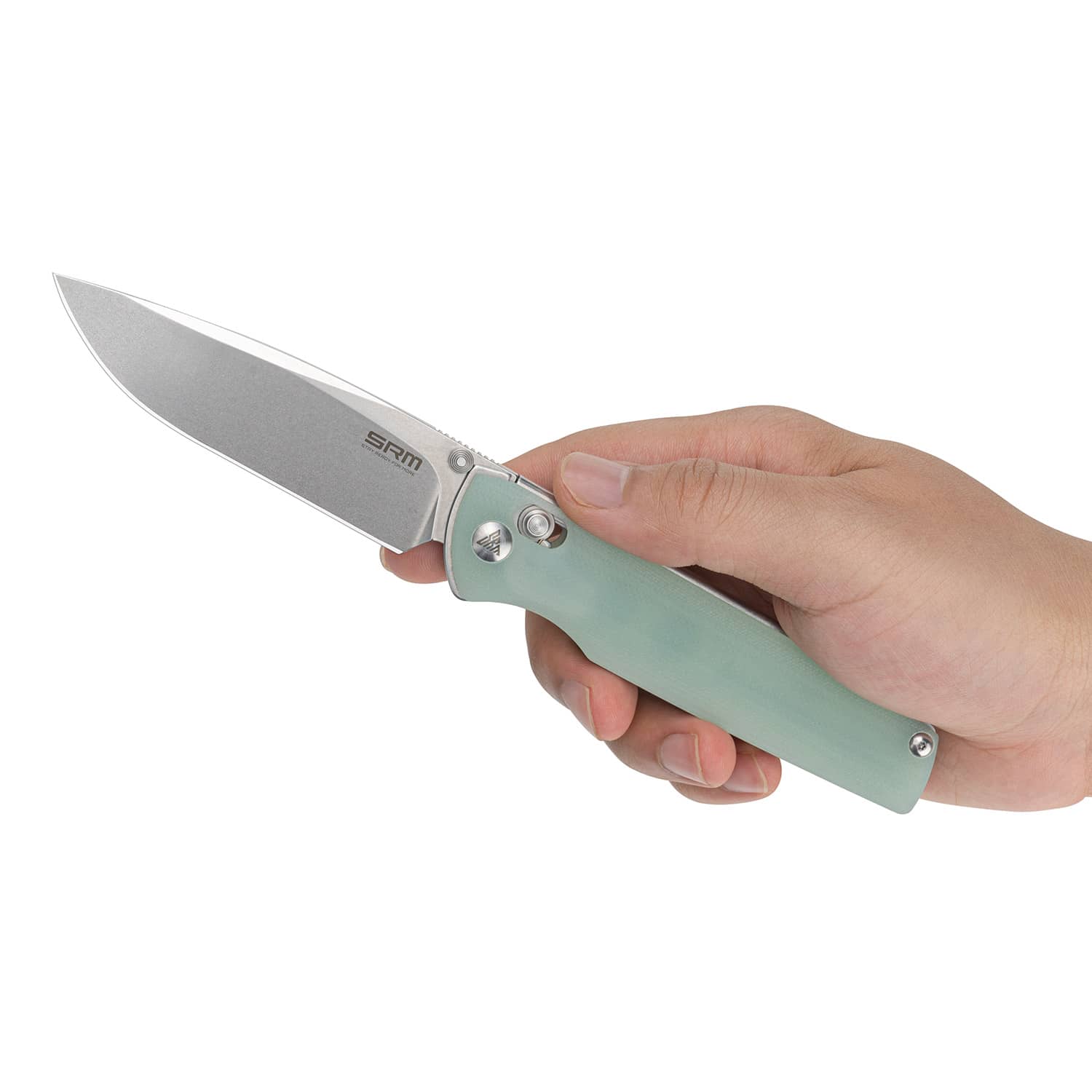 SRM Ambi Lock Folding Knife (D2 Blade, G10 Handle) Terrier 258L-GC - SRM Knives