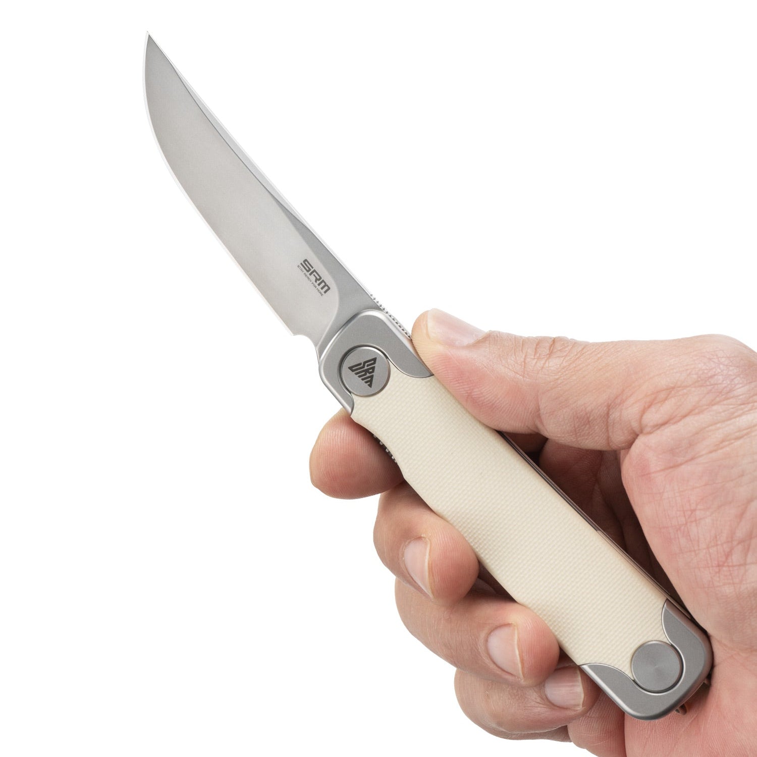 SRM Liner Lock Folding Knife (14C28N Blade, G10 Handle) Enso 131M-GT - SRM Knives