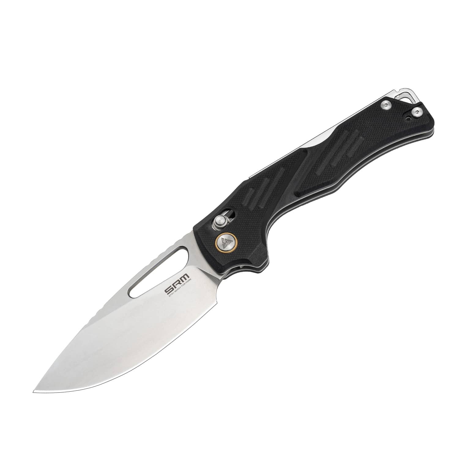 SRM Folding hunting knife Mirage 239X-GB | 14C28N blade and black G10 handle